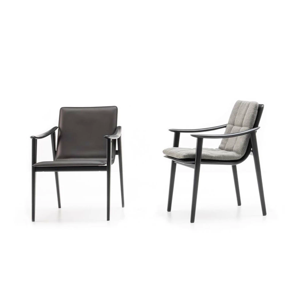 Стул Fynn "Dining" — Minotti, кожа, фото 2