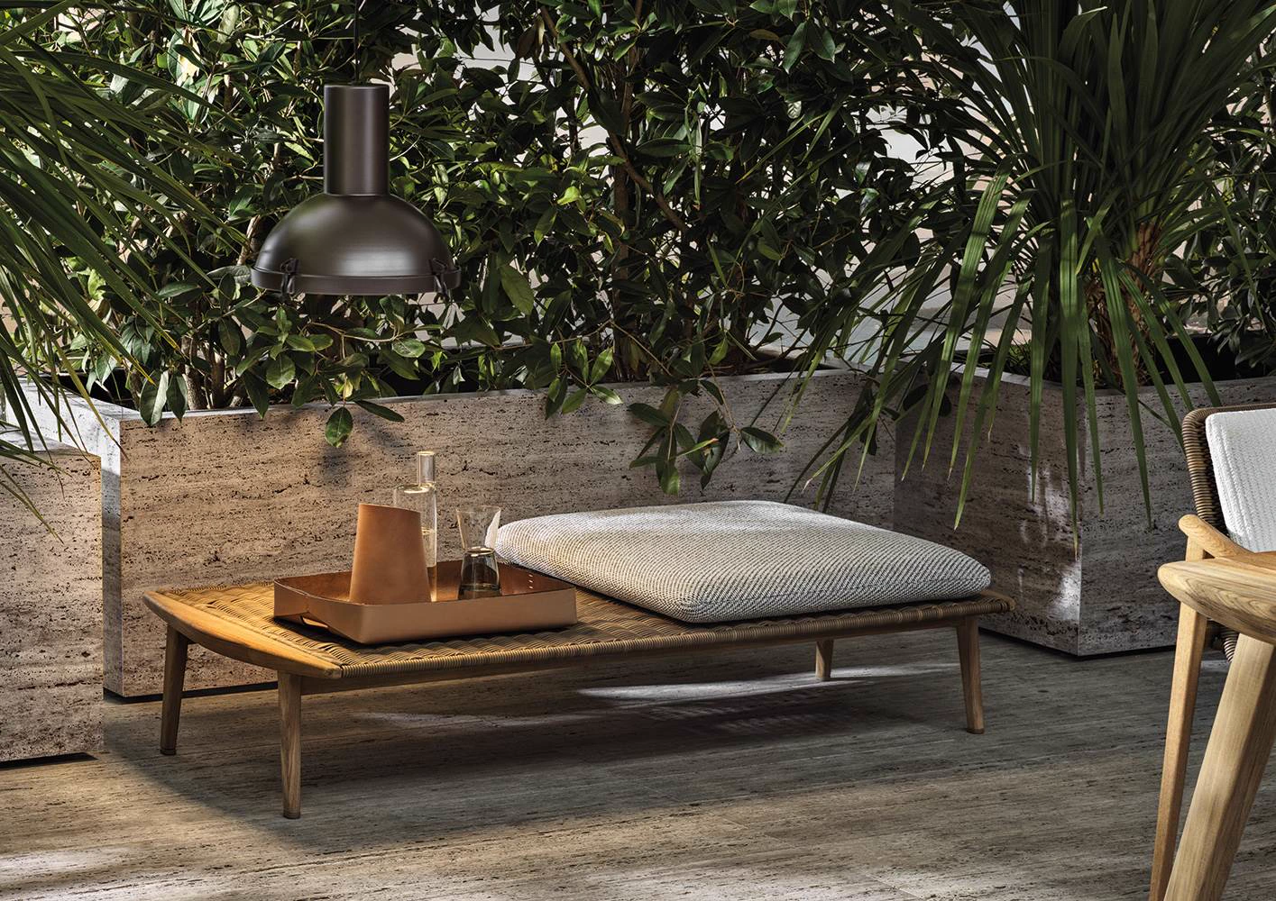 Современный дизайн Банкетка Fynn "Outdoor" — Minotti, фото 4
