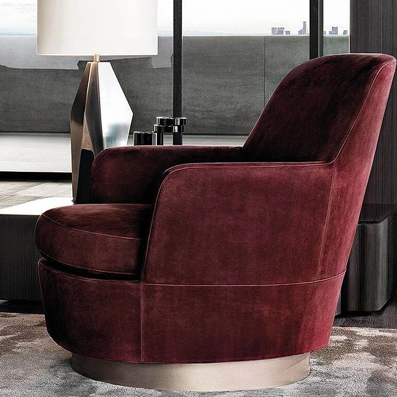 Кресло Jacques — Minotti, кожа, фото 5