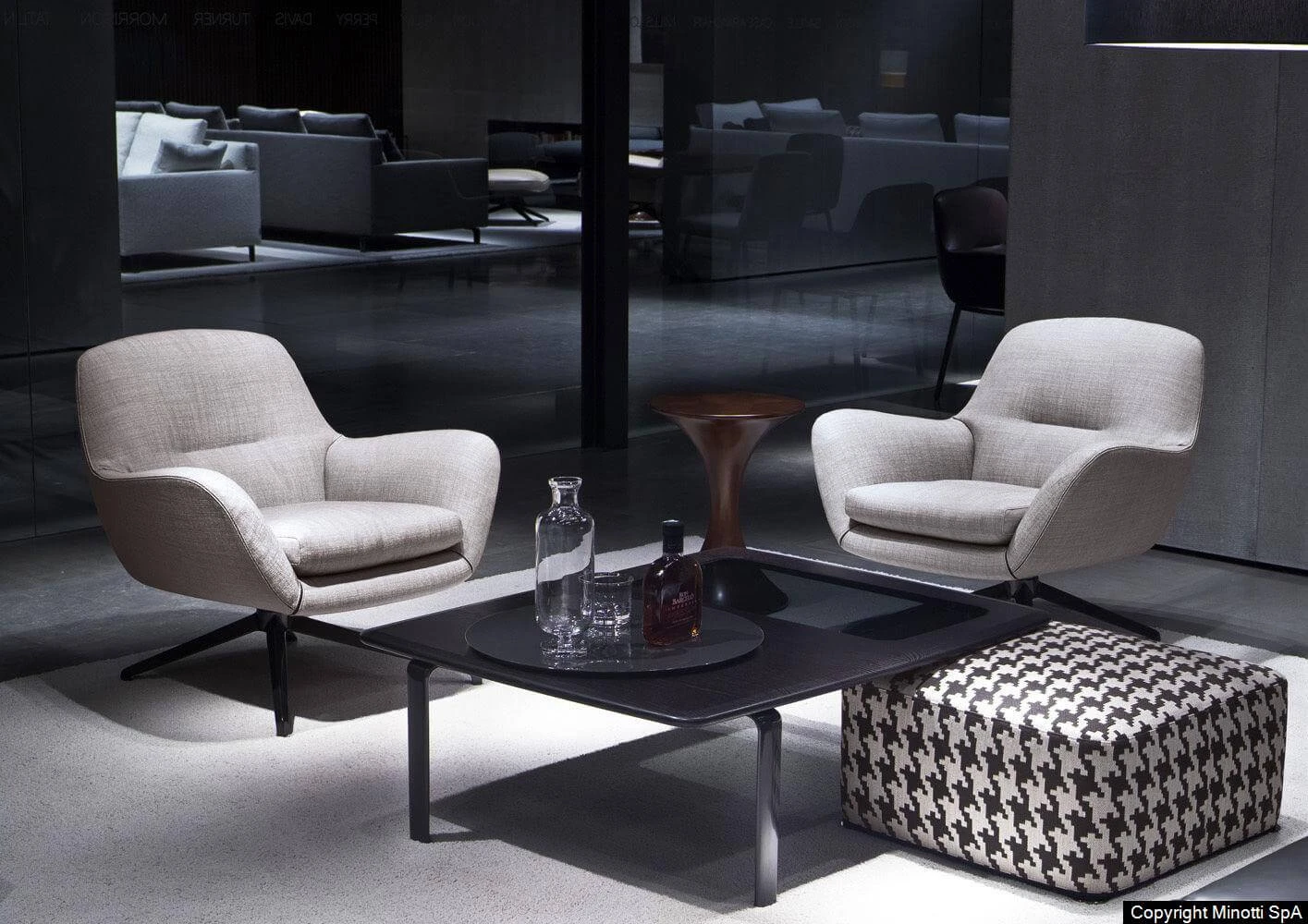 Кресло Jensen — Minotti, кожа, фото 4