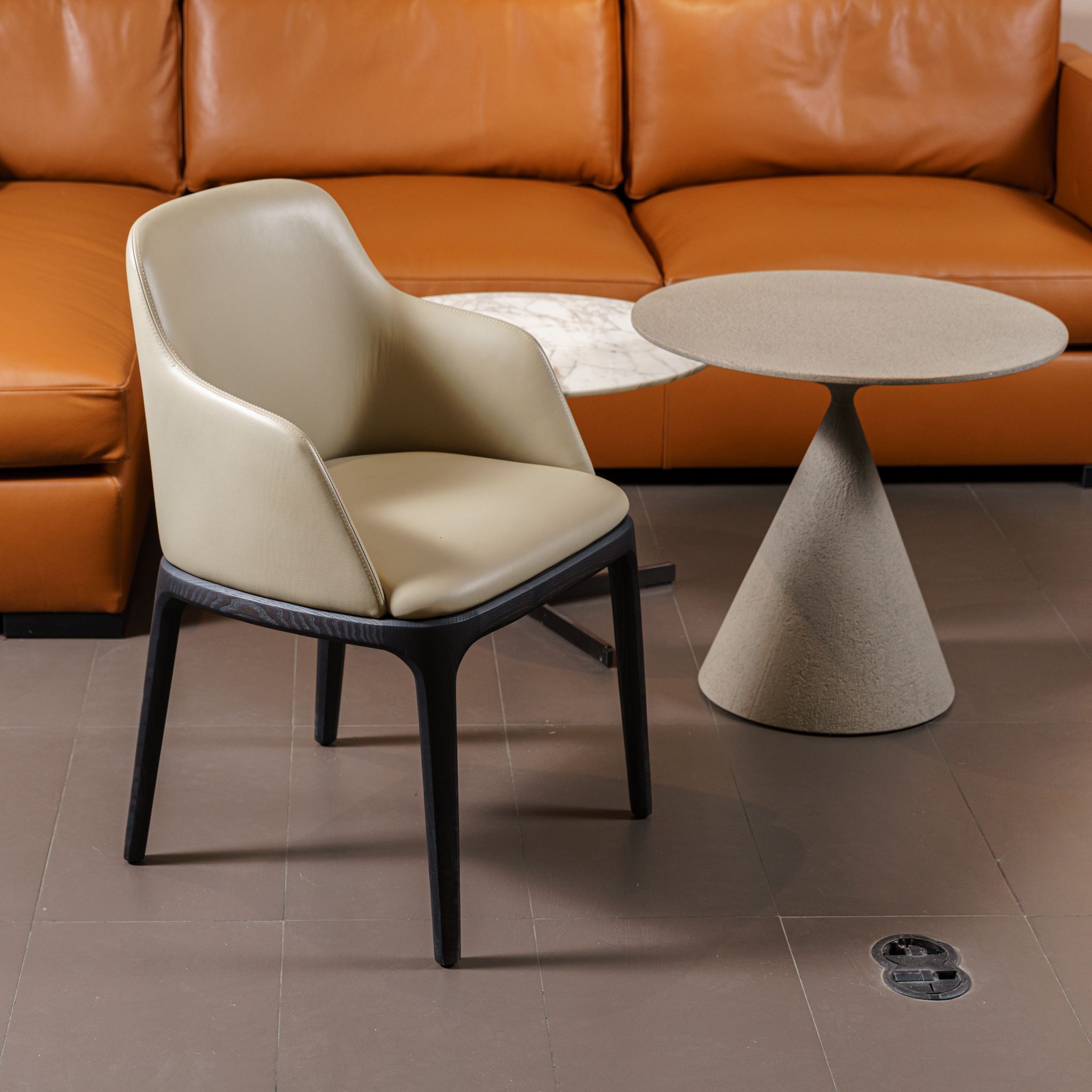 Kreslo TEST — Minotti, кожа, фото 2