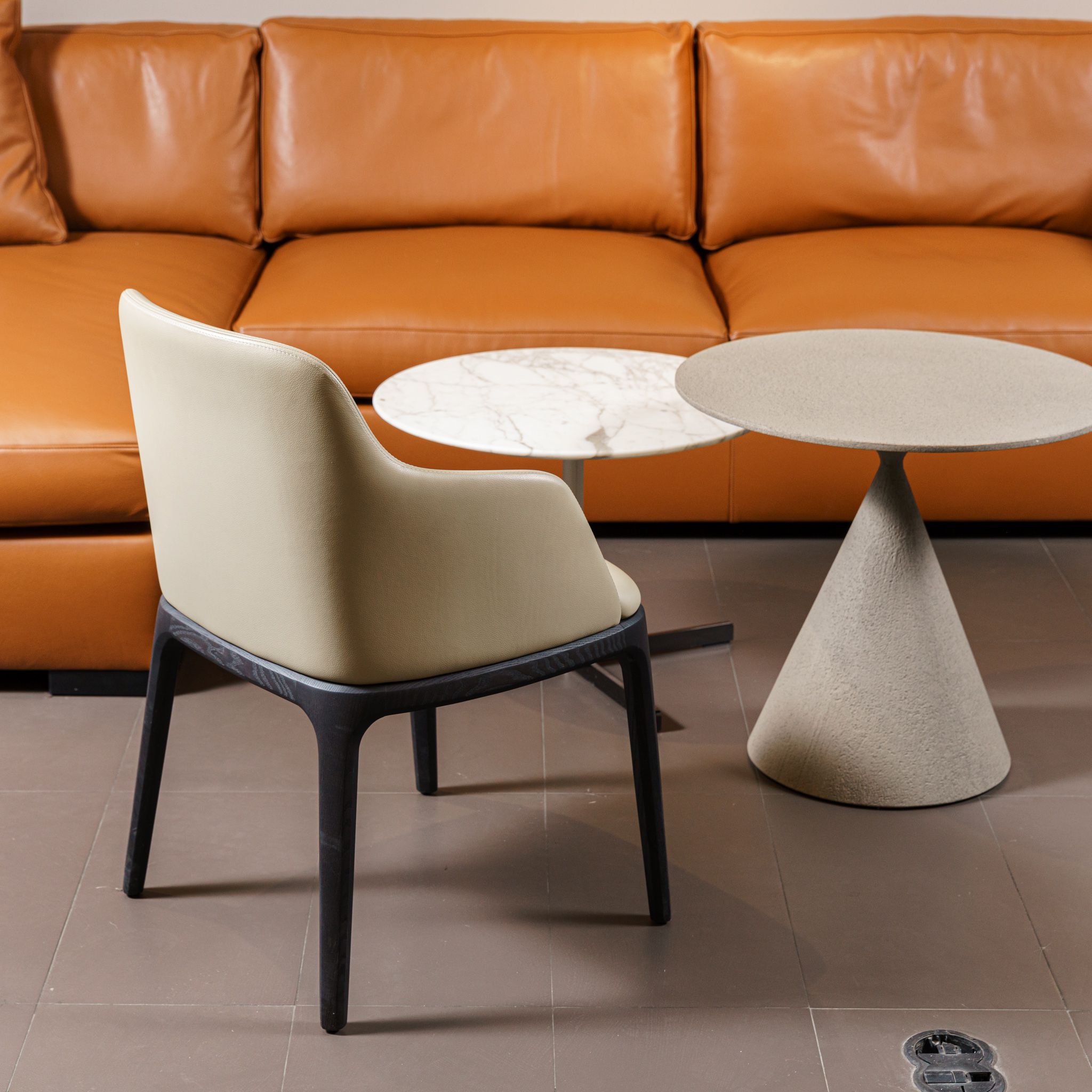 Kreslo TEST — Minotti, кожа, фото 3