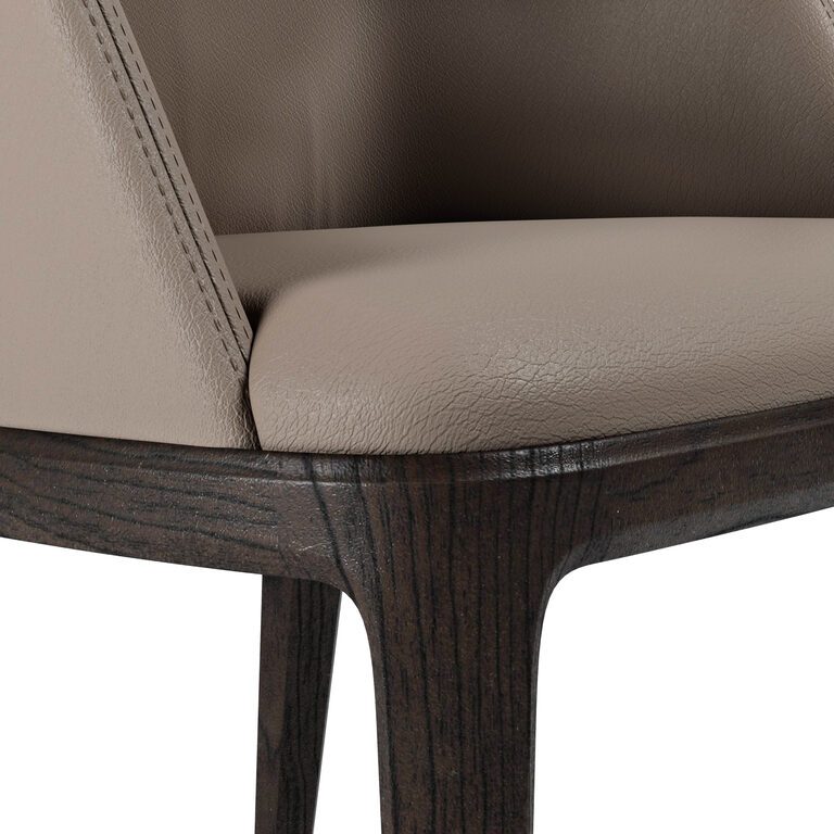Kreslo TEST — Minotti, кожа