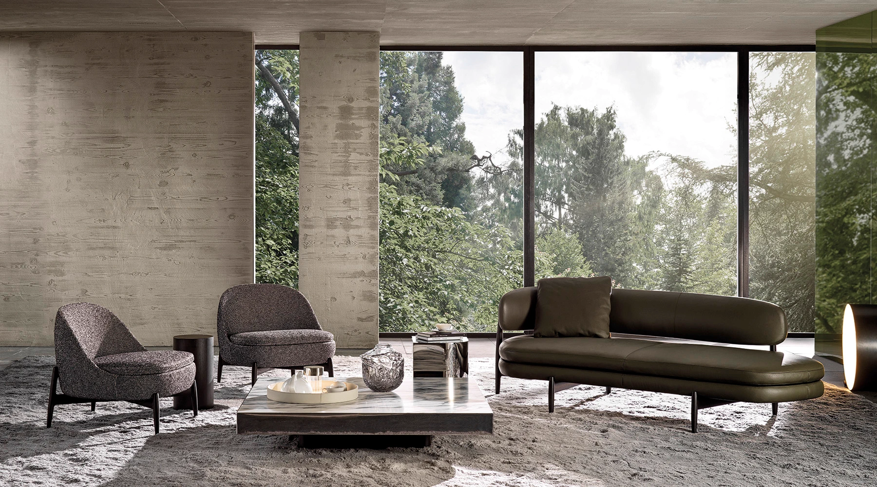 Диван Lars — Minotti, кожа, фото 4