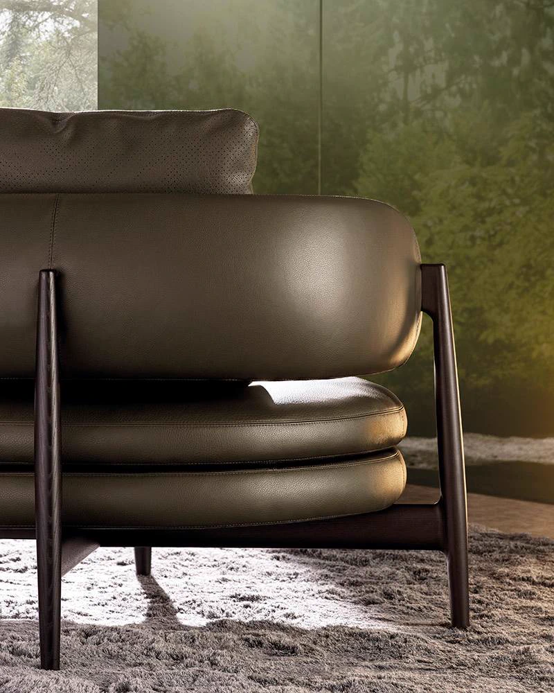 Диван Lars — Minotti, кожа, фото 5