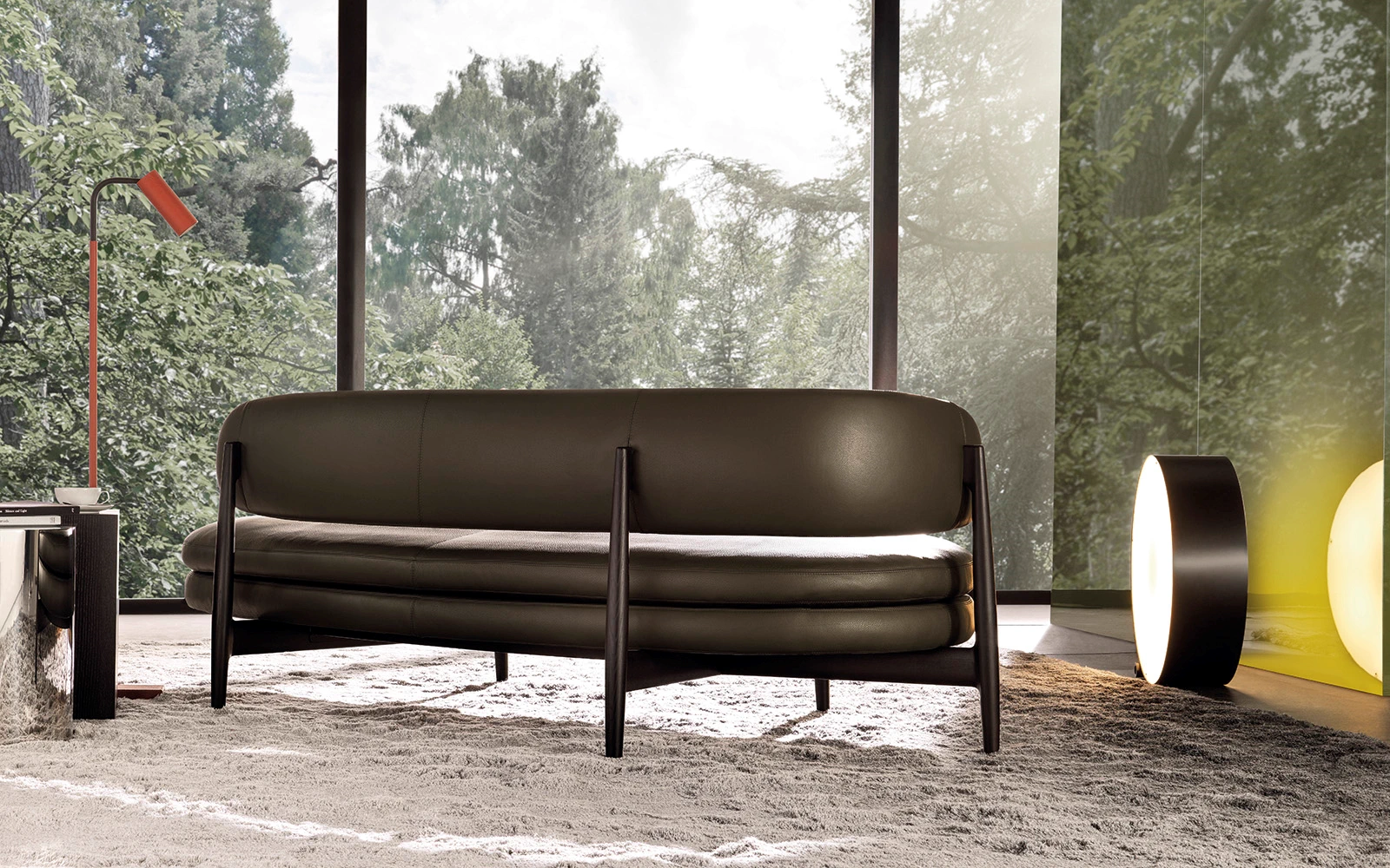 Диван Lars — Minotti, кожа, фото 6