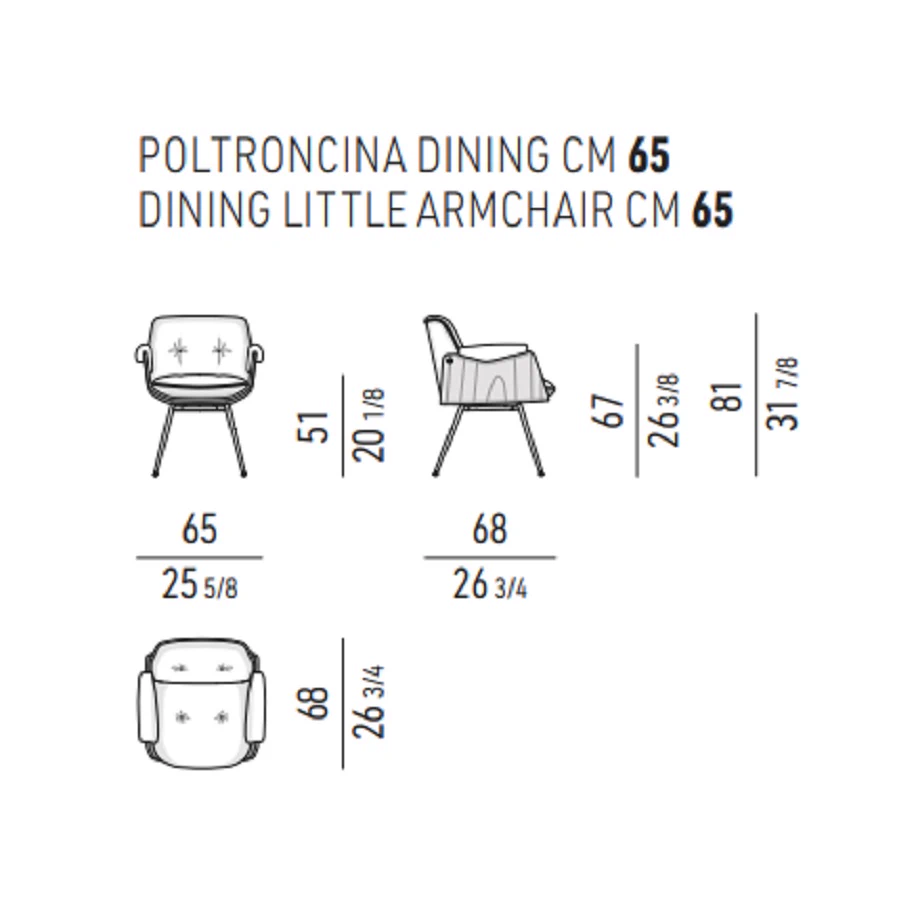 Стул Laurel "Dining" — Minotti, кожа, фото 5