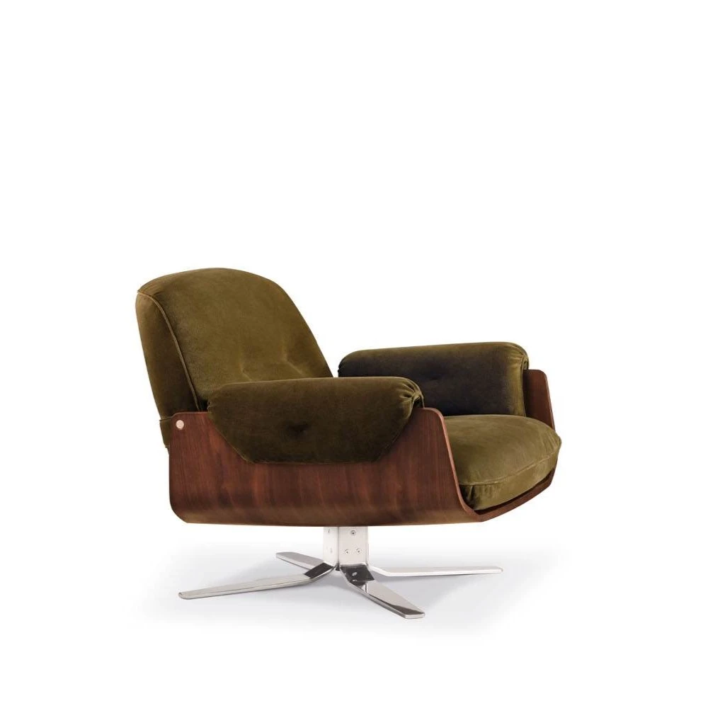 Кресло Laurel — Minotti, кожа, фото 2