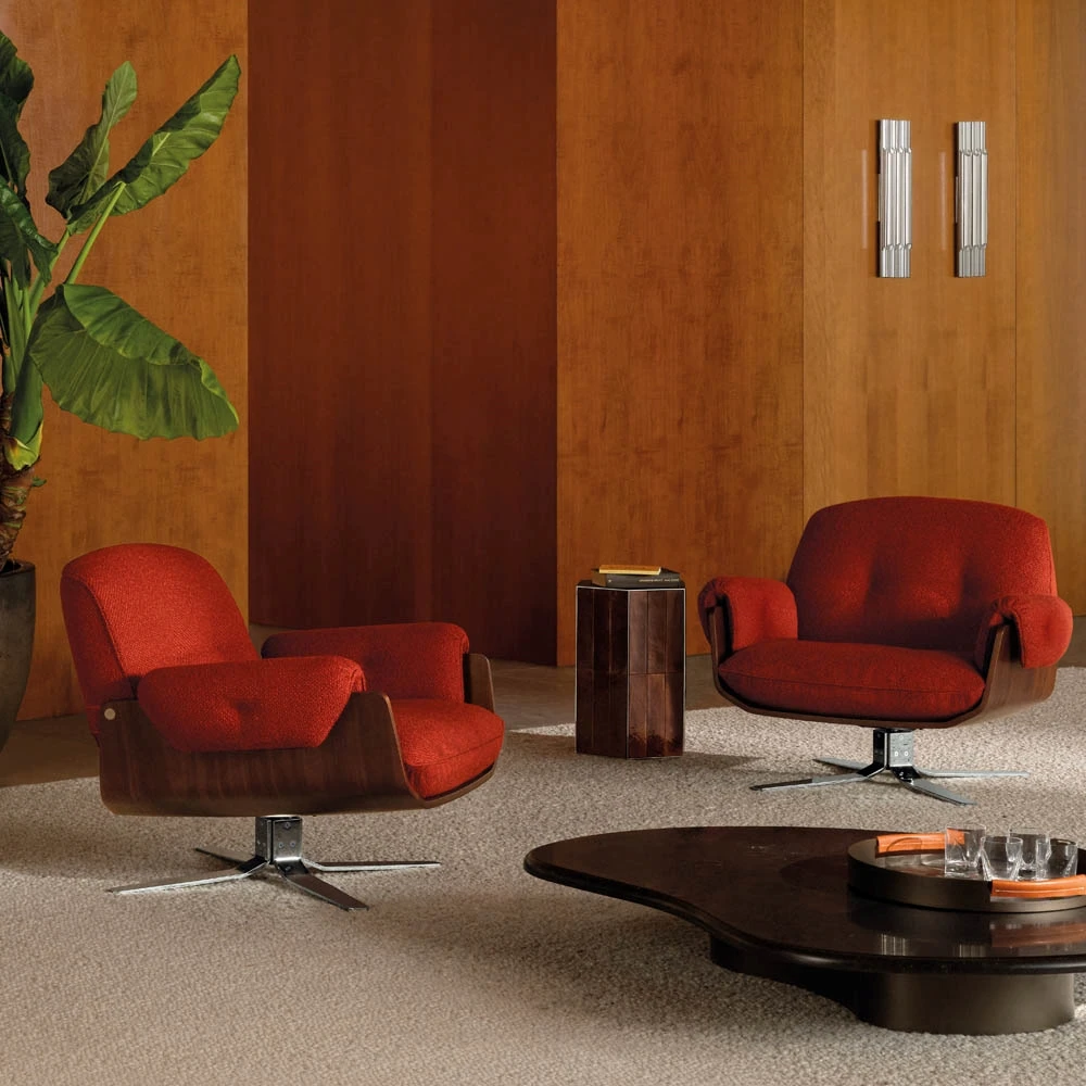 Кресло Laurel — Minotti, кожа, фото 4