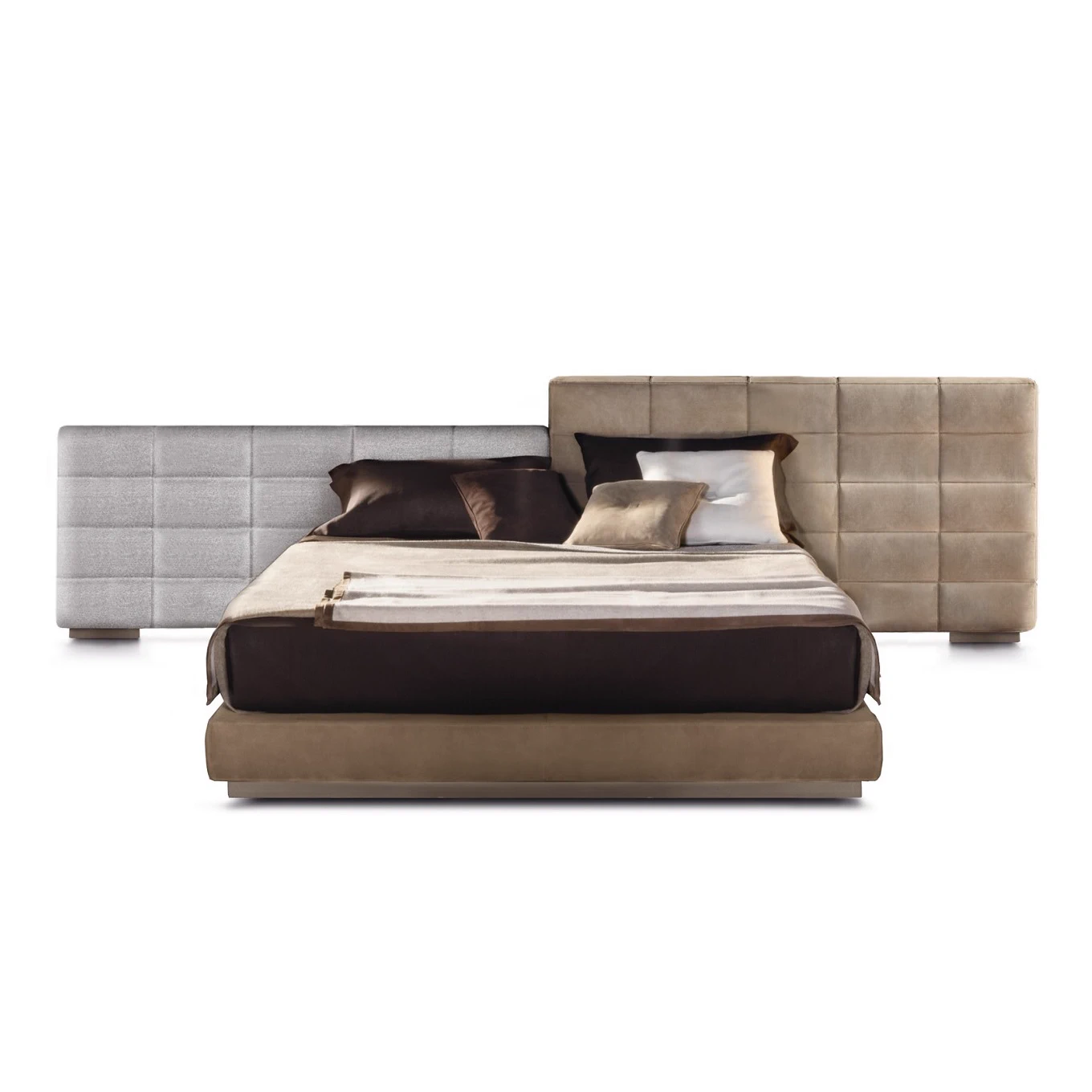 Кровать Lawrence Bed — Minotti, кожа