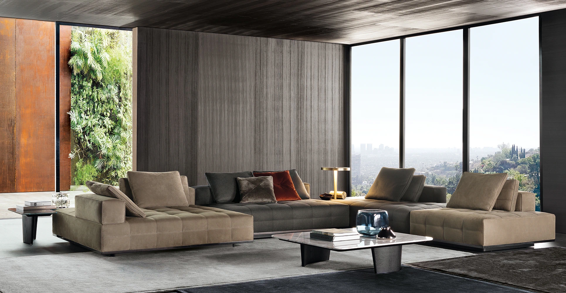 Диван Lawrence "Clan" — Minotti, кожа, фото 2