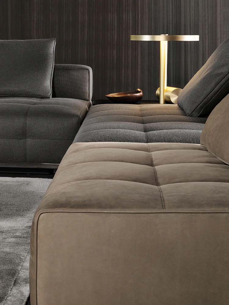 Диван Lawrence "Clan" — Minotti, кожа, фото 3