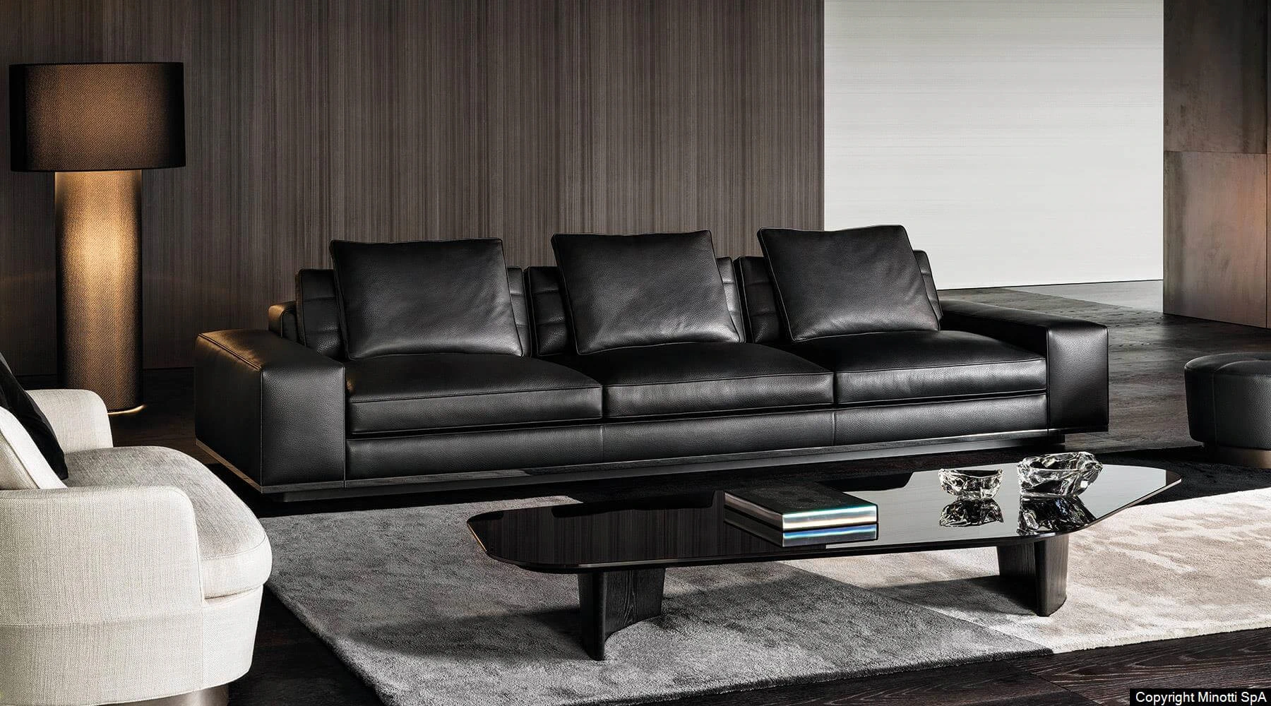 Модульный диван Lawrence — Minotti, кожа, фото 4