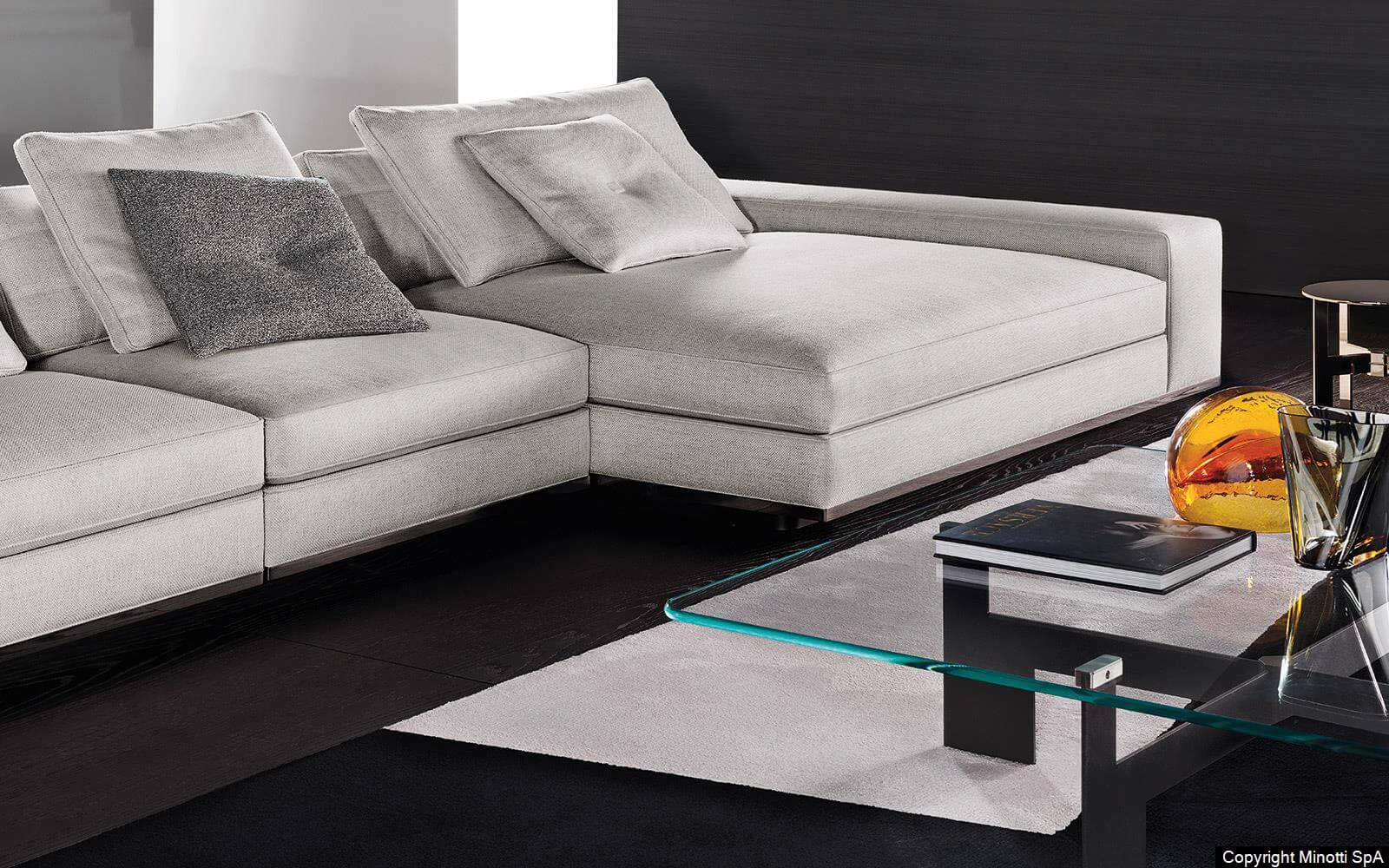 Модульный диван Lawrence — Minotti, кожа, фото 6