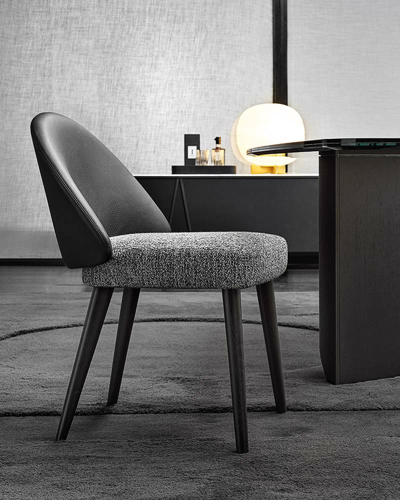 Стул Lawson "Dining" — Minotti, кожа, фото 2