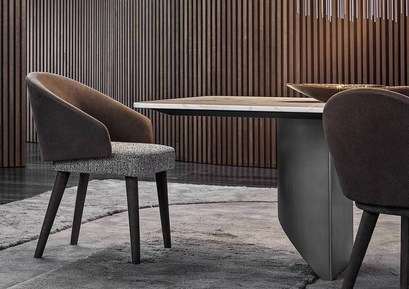 Стул Lawson "Dining" — Minotti, кожа, фото 5