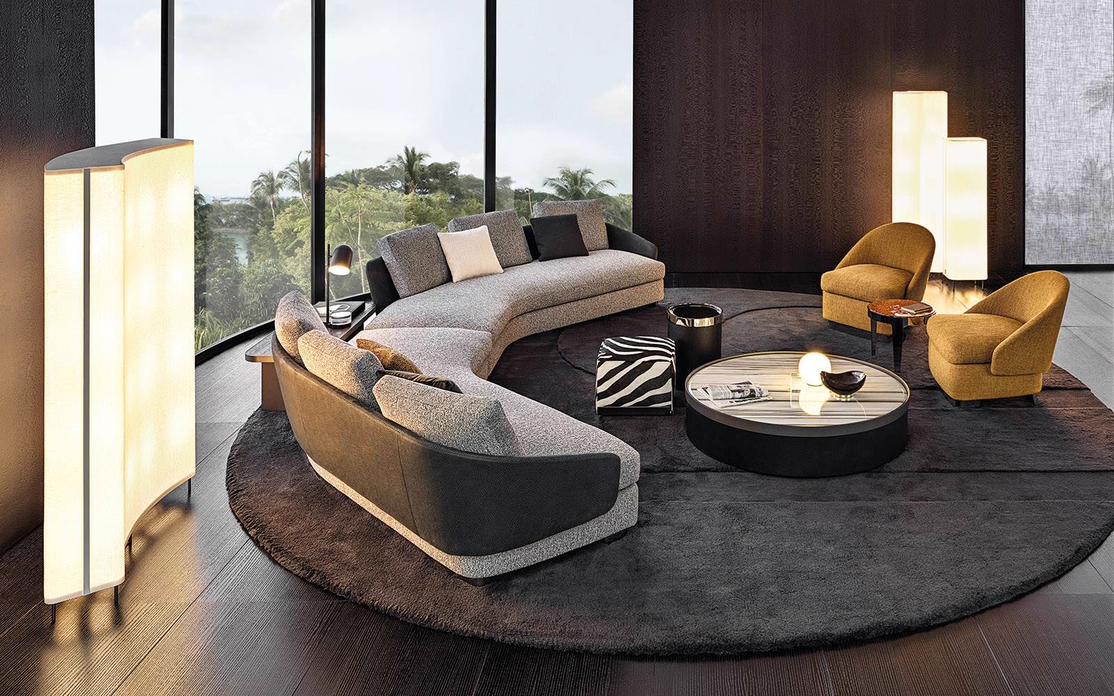 Диван Lawson — Minotti, кожа, фото 5