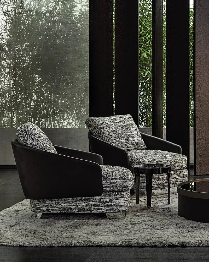 Кресло Lawson — Minotti, кожа, фото 6
