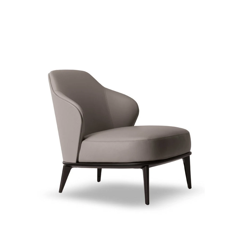 Кресло Leslie "Armchair — Minotti, кожа, фото 3