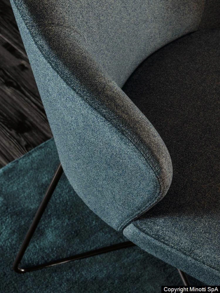 Стул Leslie "Dining" — Minotti, кожа, фото 6