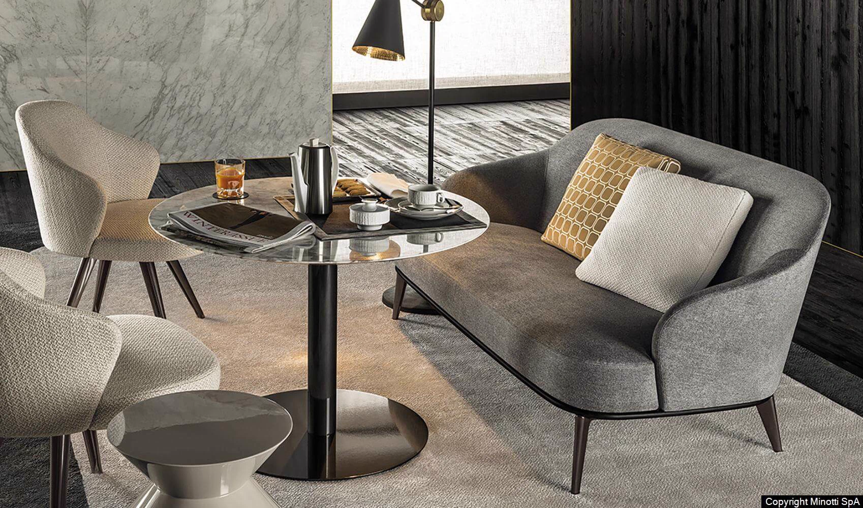 Диван Leslie Sofa — Minotti, кожа, фото 2