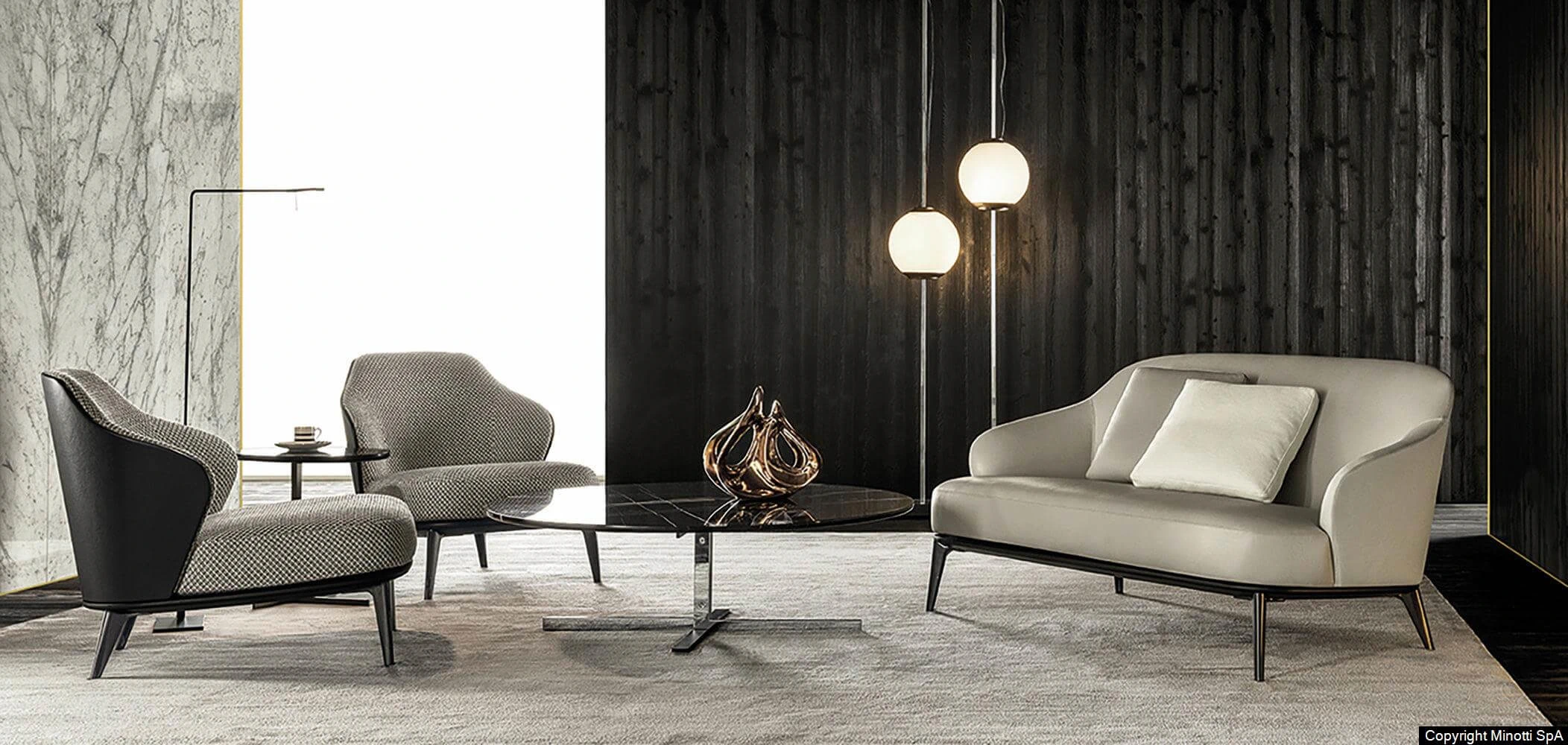 Диван Leslie Sofa — Minotti, кожа, фото 3