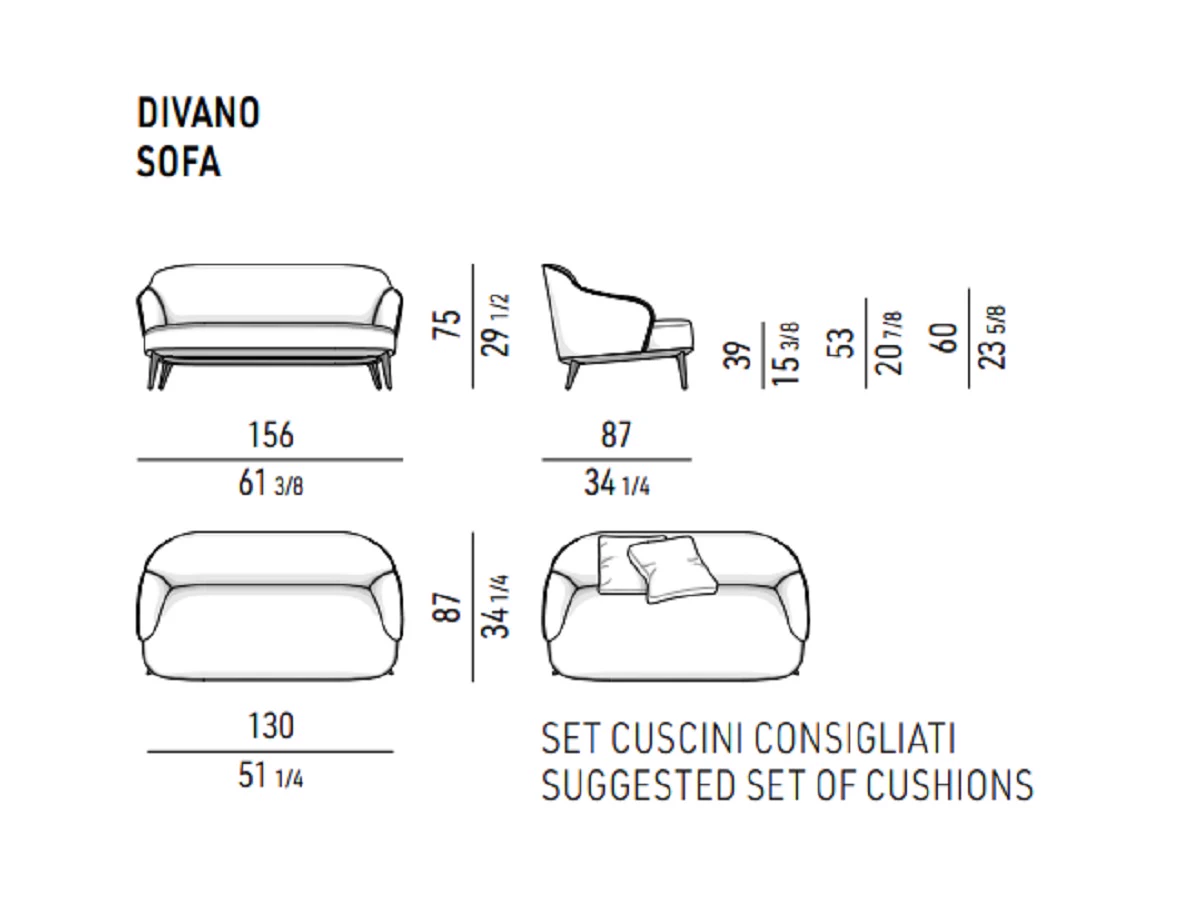 Диван Leslie Sofa — Minotti, кожа, фото 5
