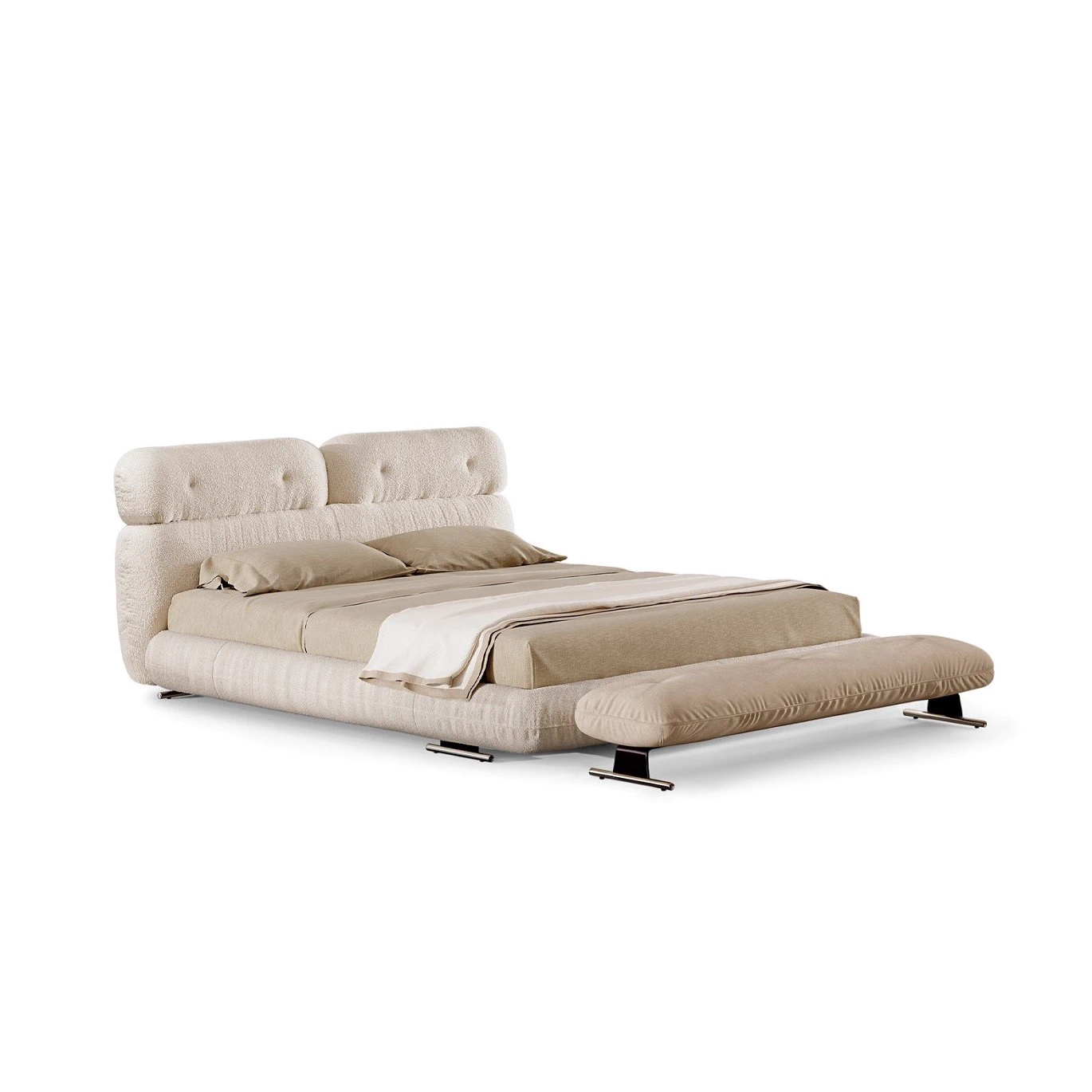 Кровать Libra Bed — Minotti, кожа