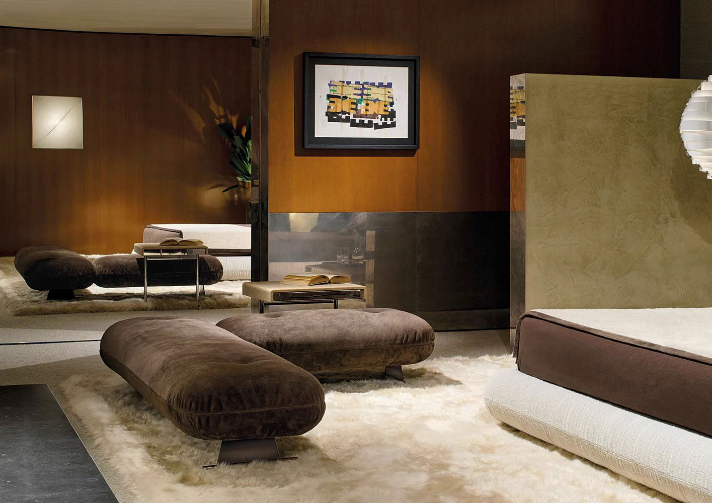 Банкетка Libra Bench — Minotti, кожа, фото 5