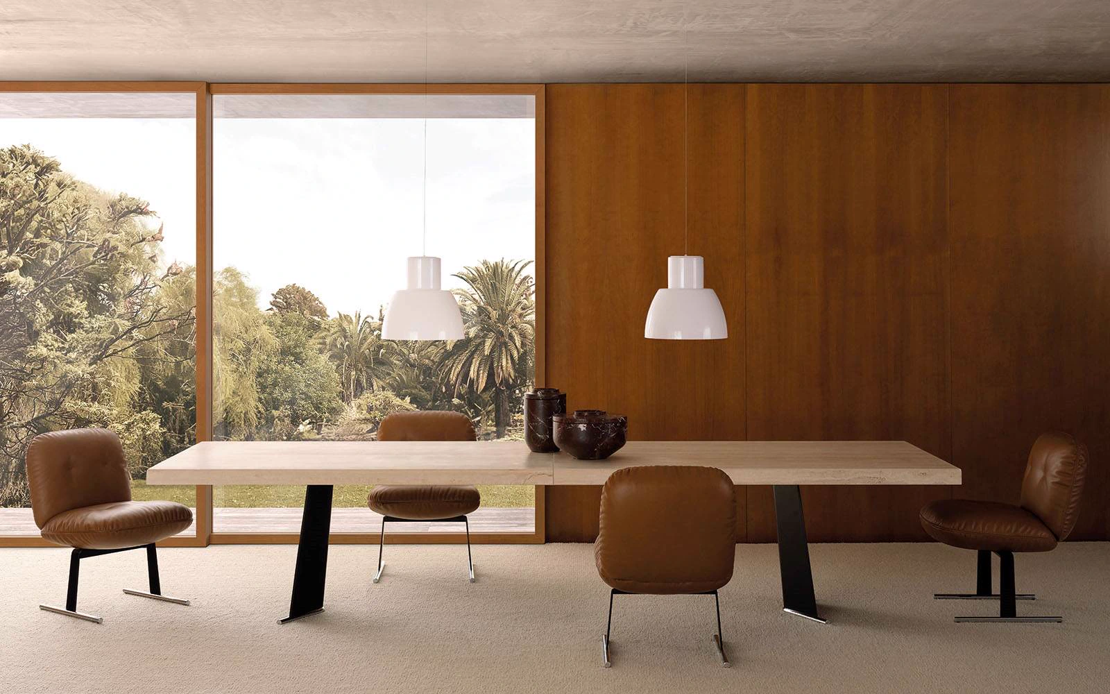 Стол Libra "Table" — Minotti, дерево, фото 3
