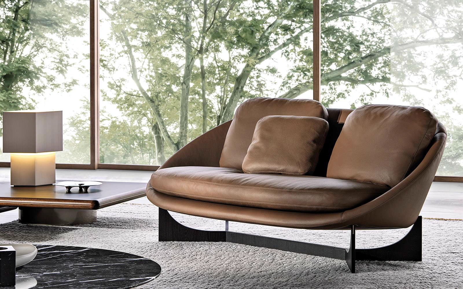 Диван Lido — Minotti, кожа, фото 4