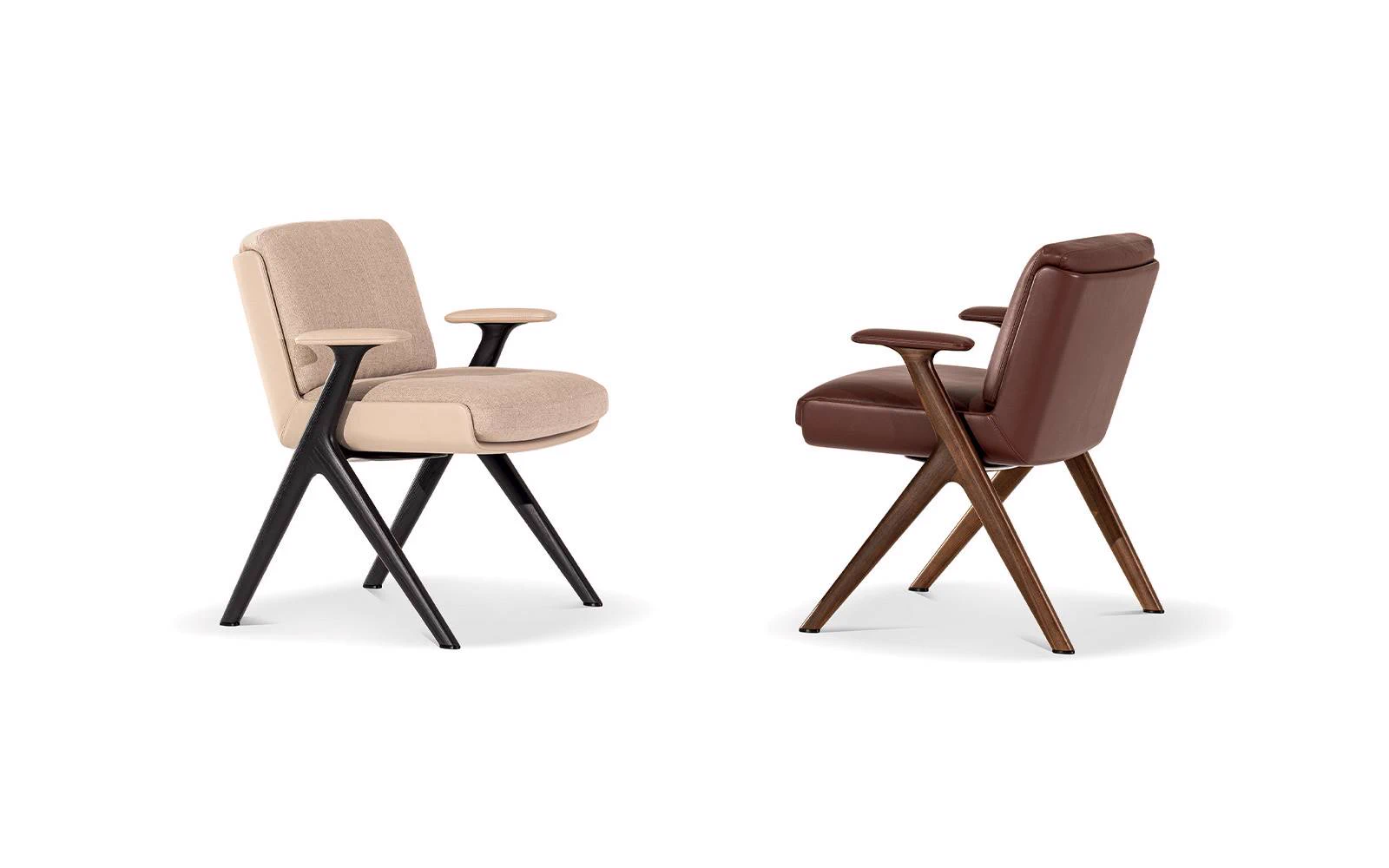 Стул Lilliam "Dining" — Minotti, кожа, фото 2