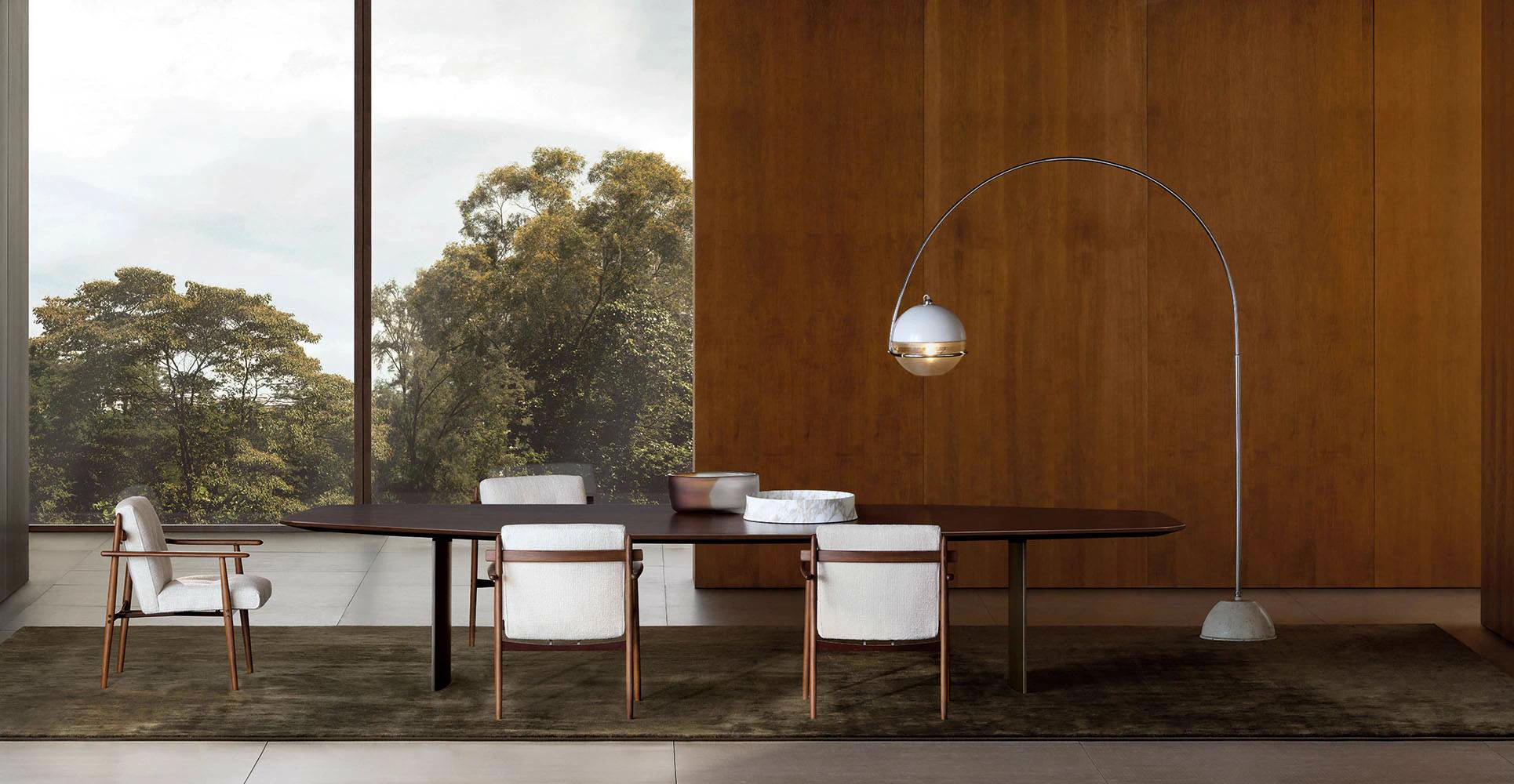 Стол Linha Livre — Minotti, мрамор, фото 2