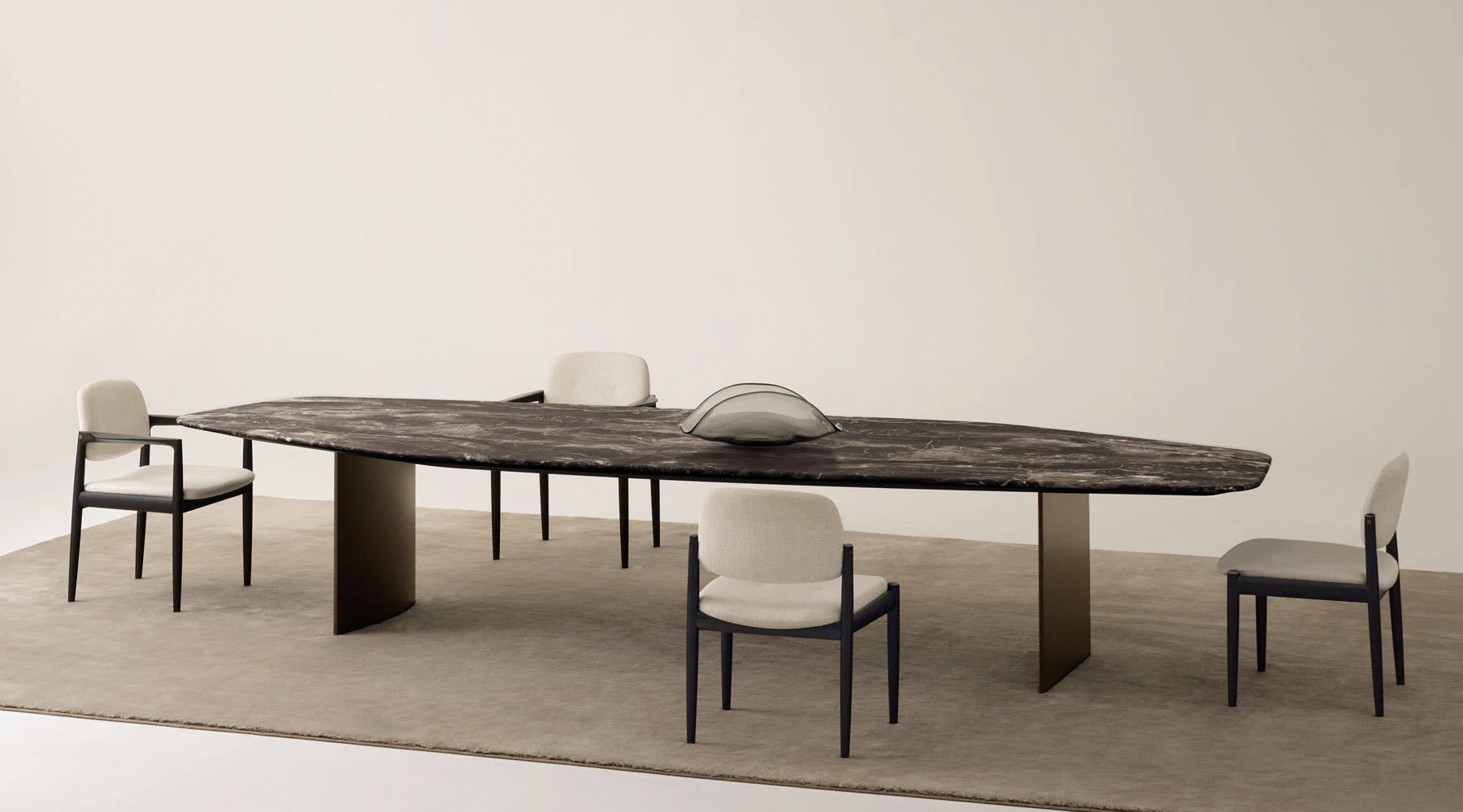 Стол Linha Livre — Minotti, мрамор, фото 4