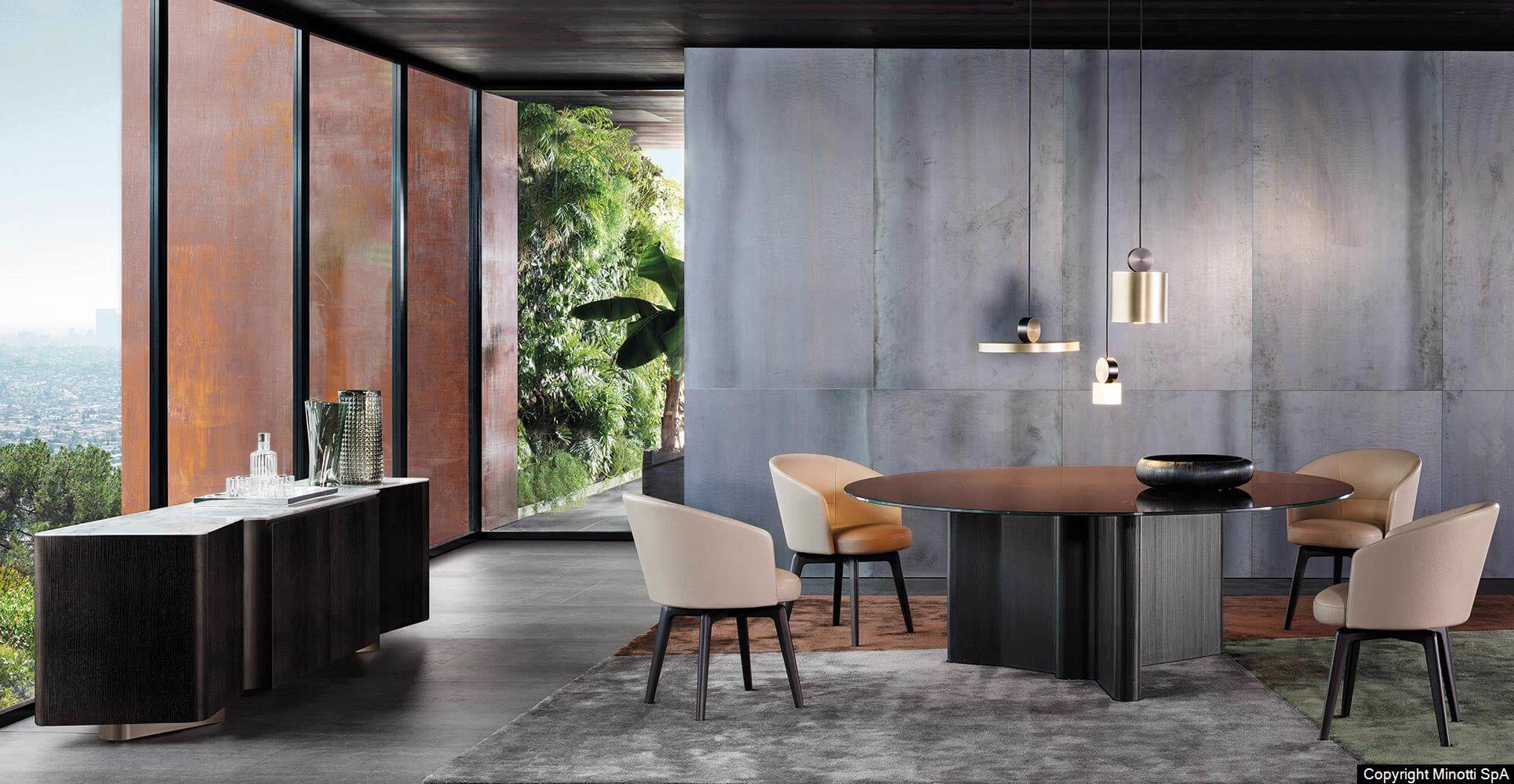 Стол Lou "Dining" — Minotti, мрамор, фото 6