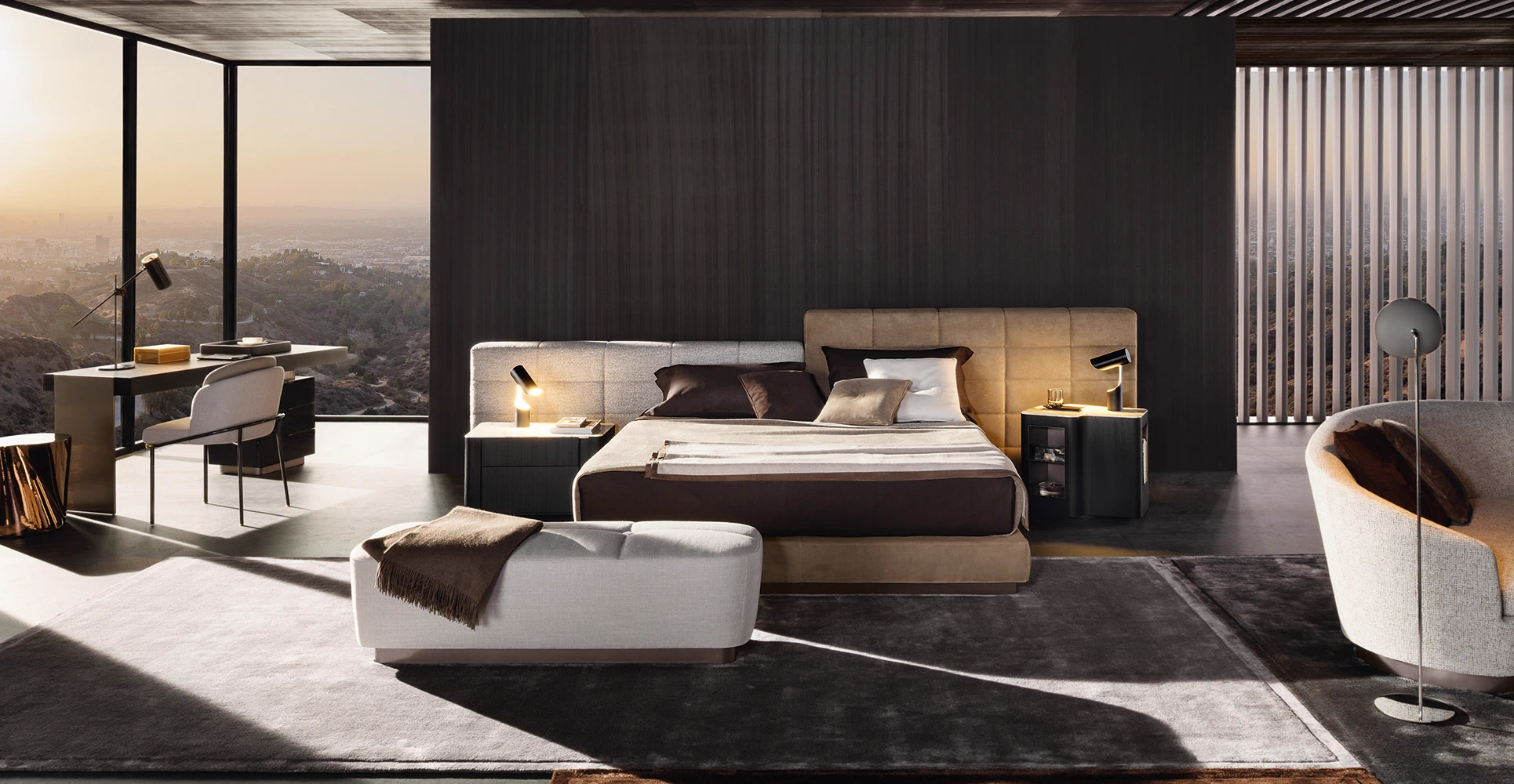 Прикроватная тумбочка Lou "Nightstand" — Minotti, мрамор, фото 6
