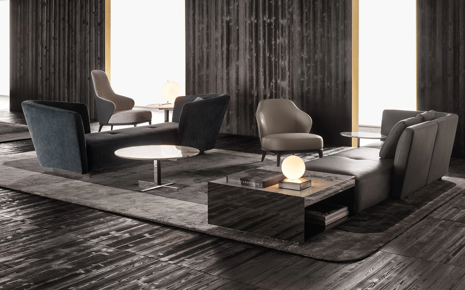 Диван Lounge Seymour — Minotti, кожа, фото 6