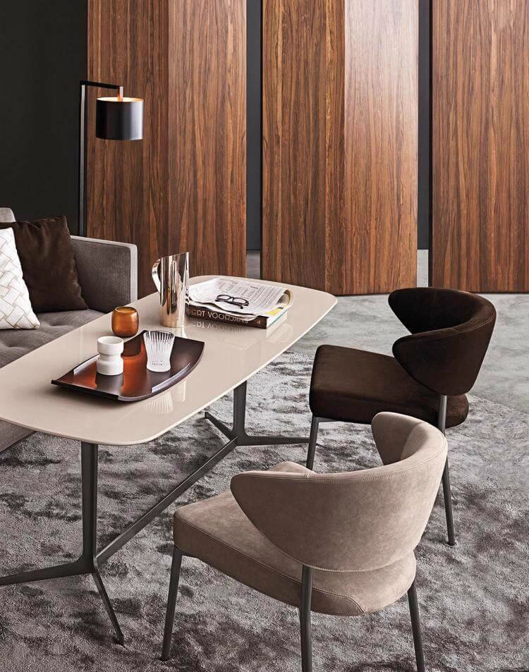 Стул Mills — Minotti, кожа, фото 6