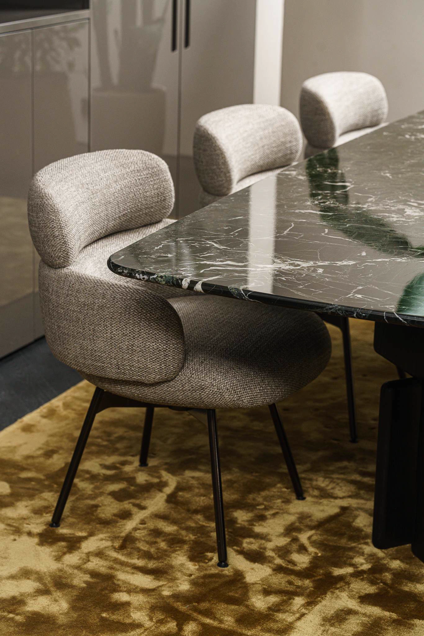 Стол Nico Verde Lepanto — Minotti, мрамор, фото 4