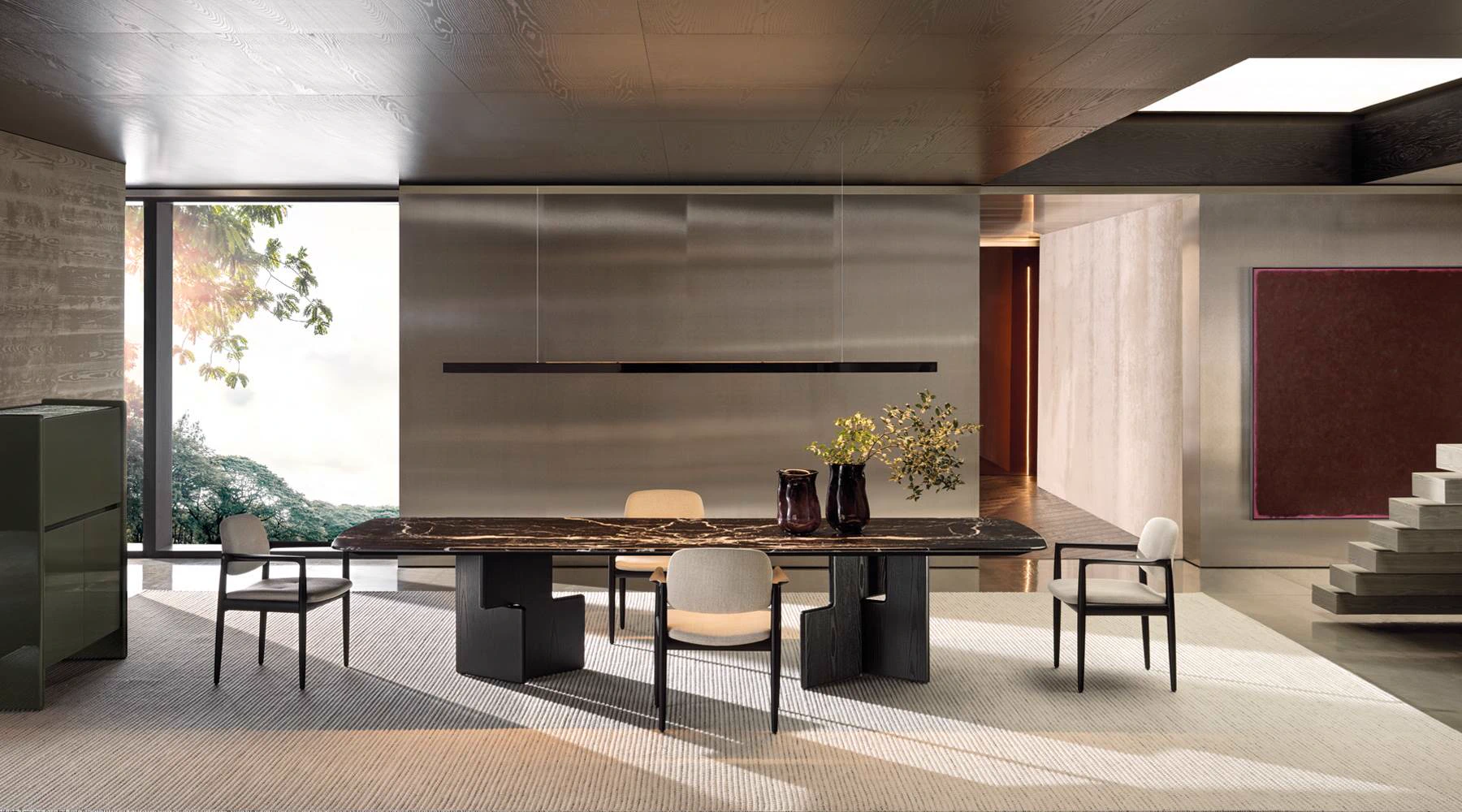 Стол Nico — Minotti, мрамор, фото 5