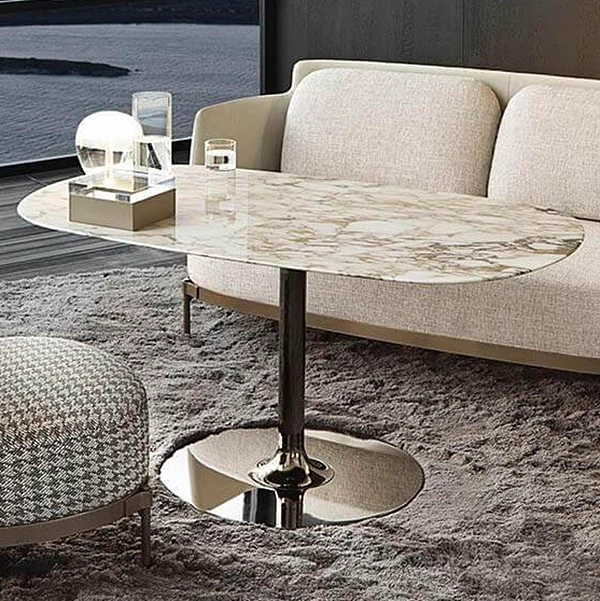 Стол Oliver "Lounge" — Minotti, мрамор, фото 4
