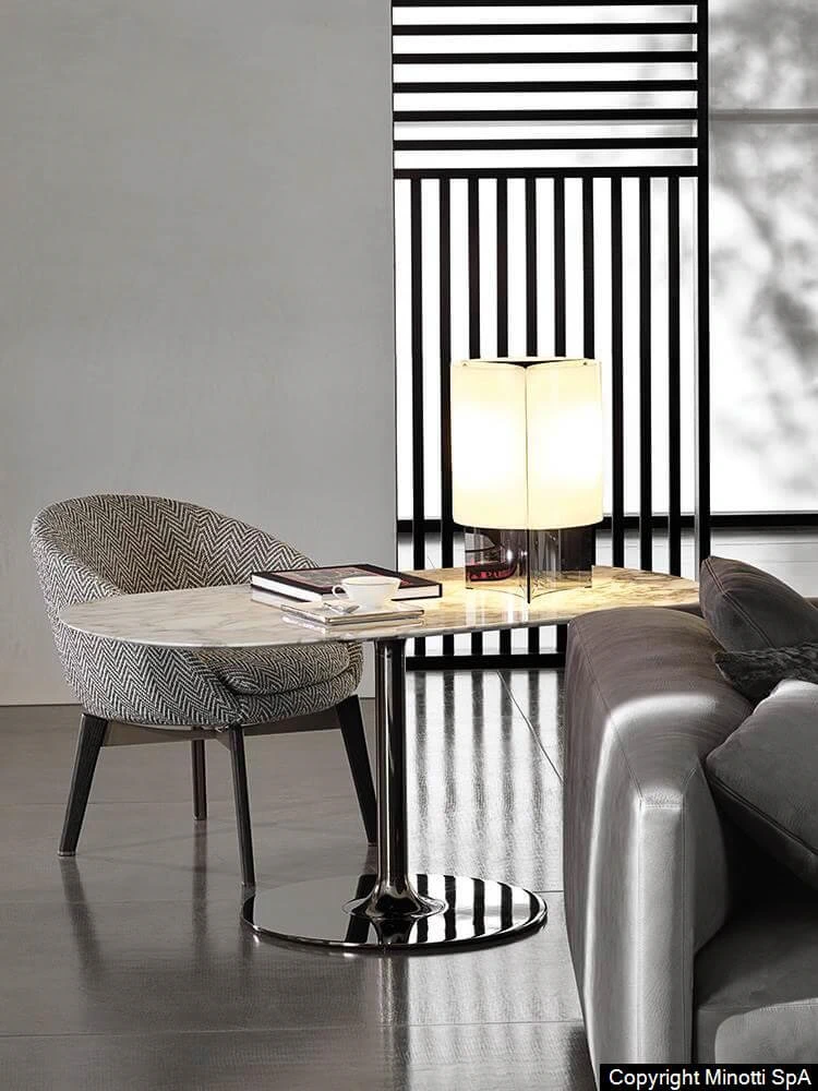 Стол Oliver "Lounge" — Minotti, мрамор, фото 6