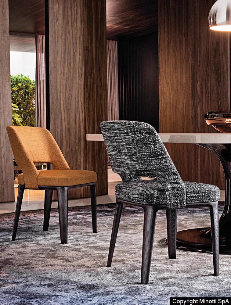 Стул Owens — Minotti, кожа, фото 5