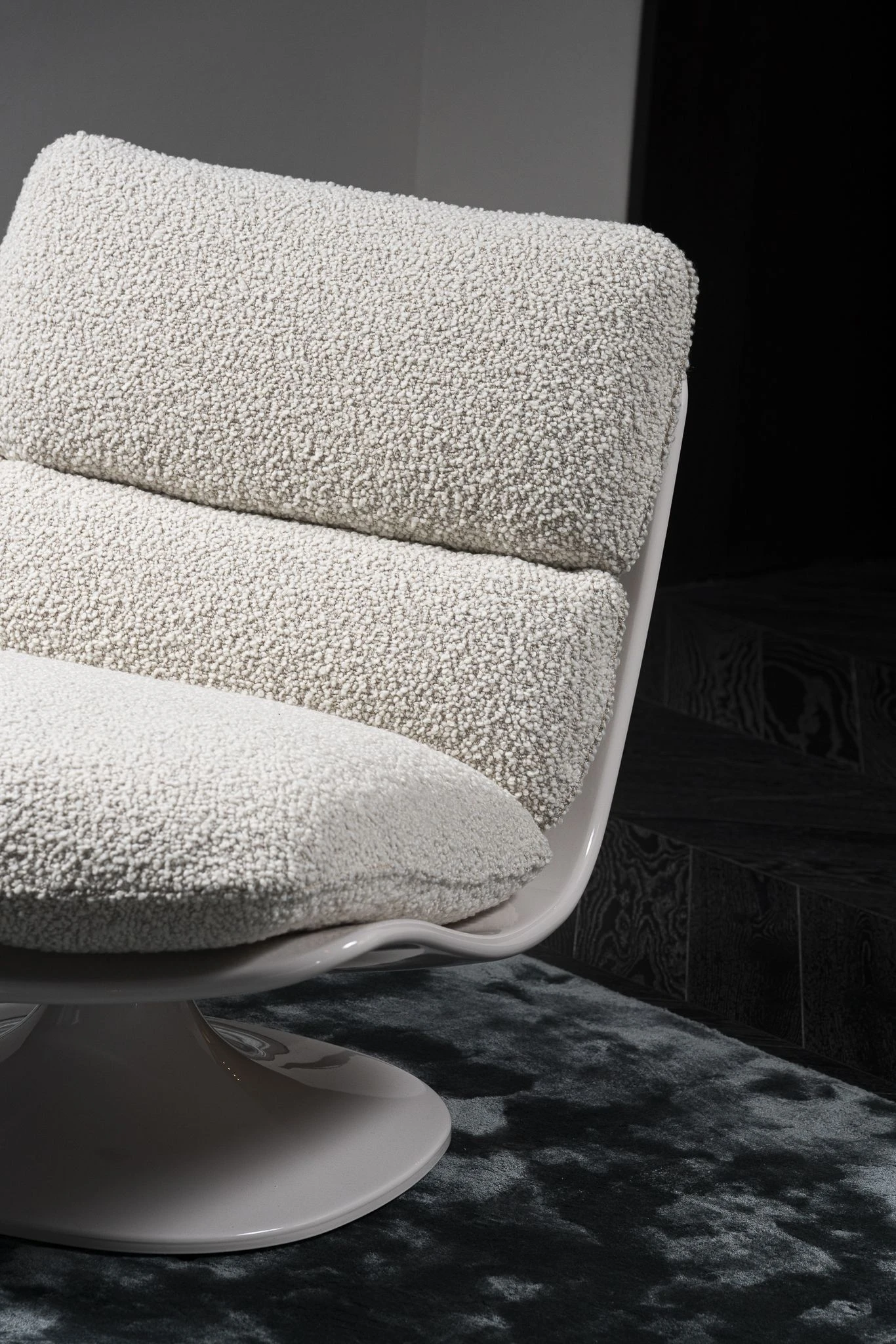 Кресло Pattie Sabbia/Warm grey — Minotti, кожа, фото 6