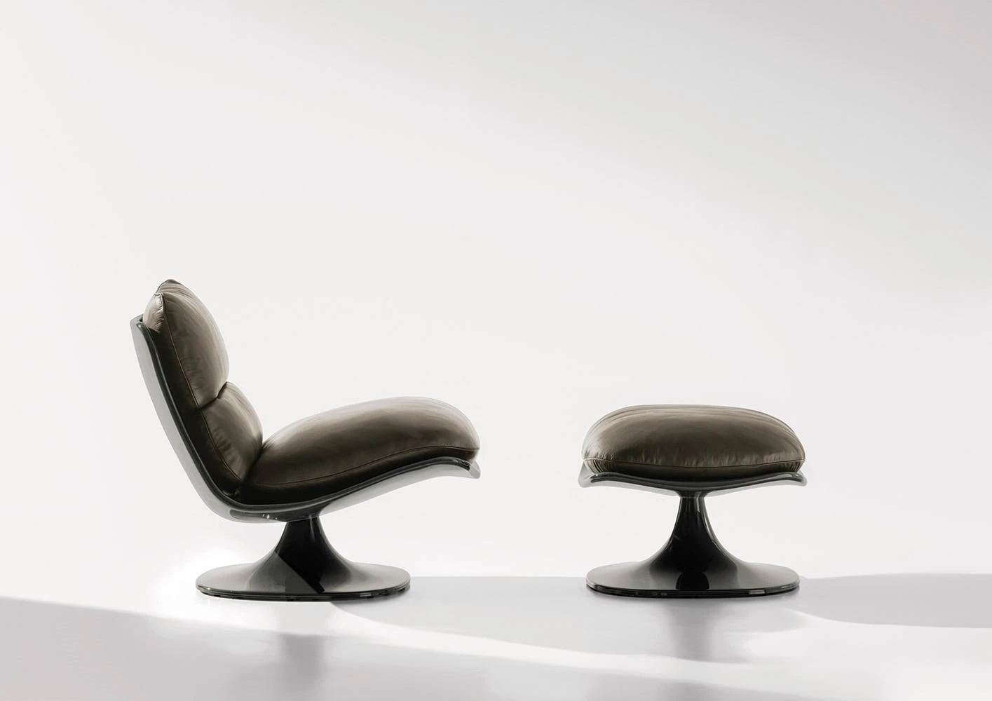 Кресло Pattie — Minotti, кожа, фото 4
