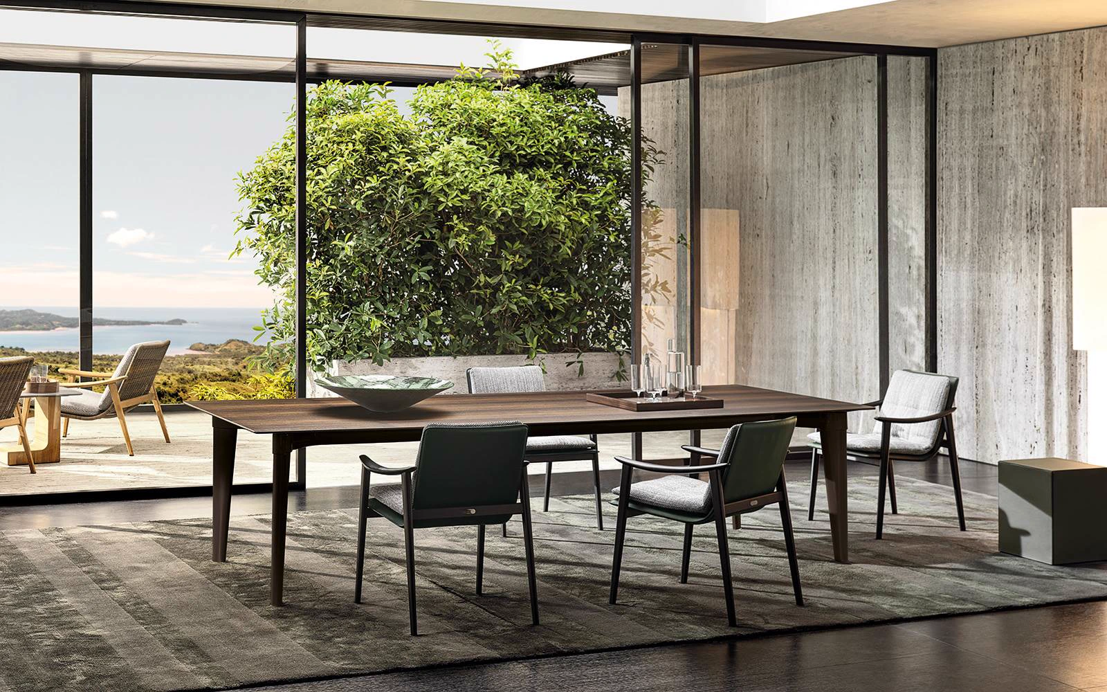 Стол Penthouse — Minotti, дерево, фото 2