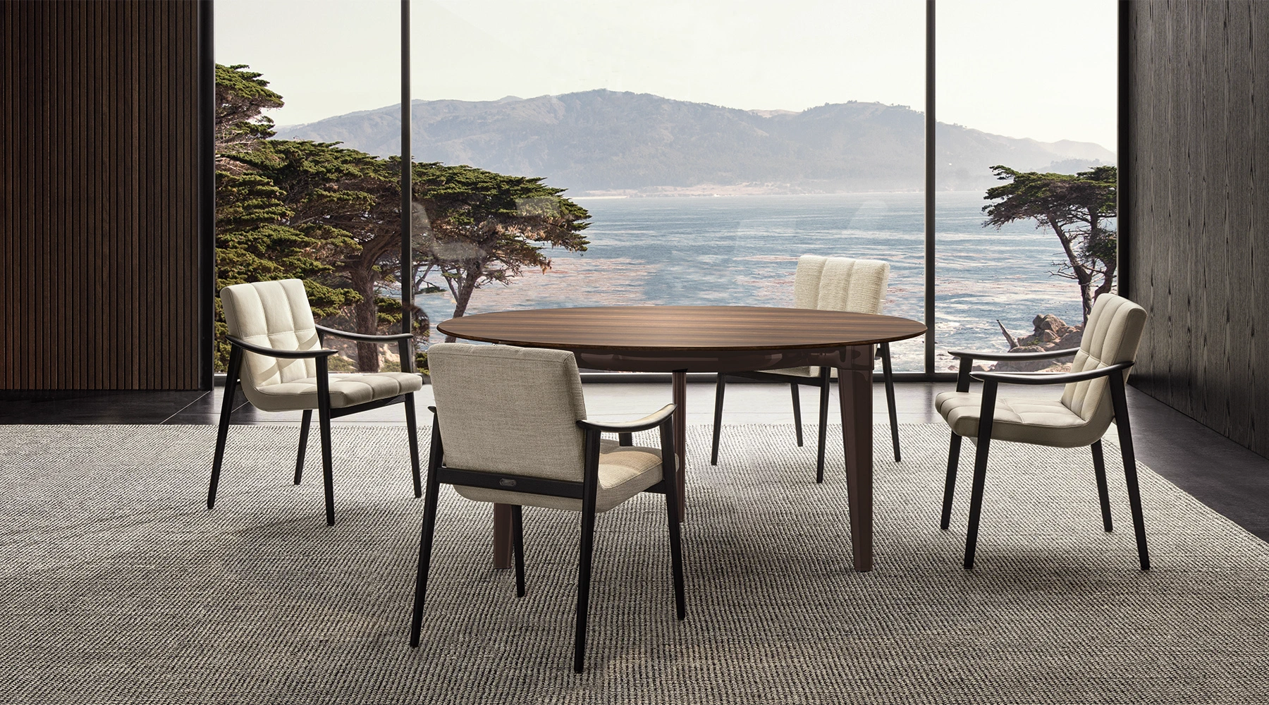 Стол Penthouse — Minotti, дерево, фото 4