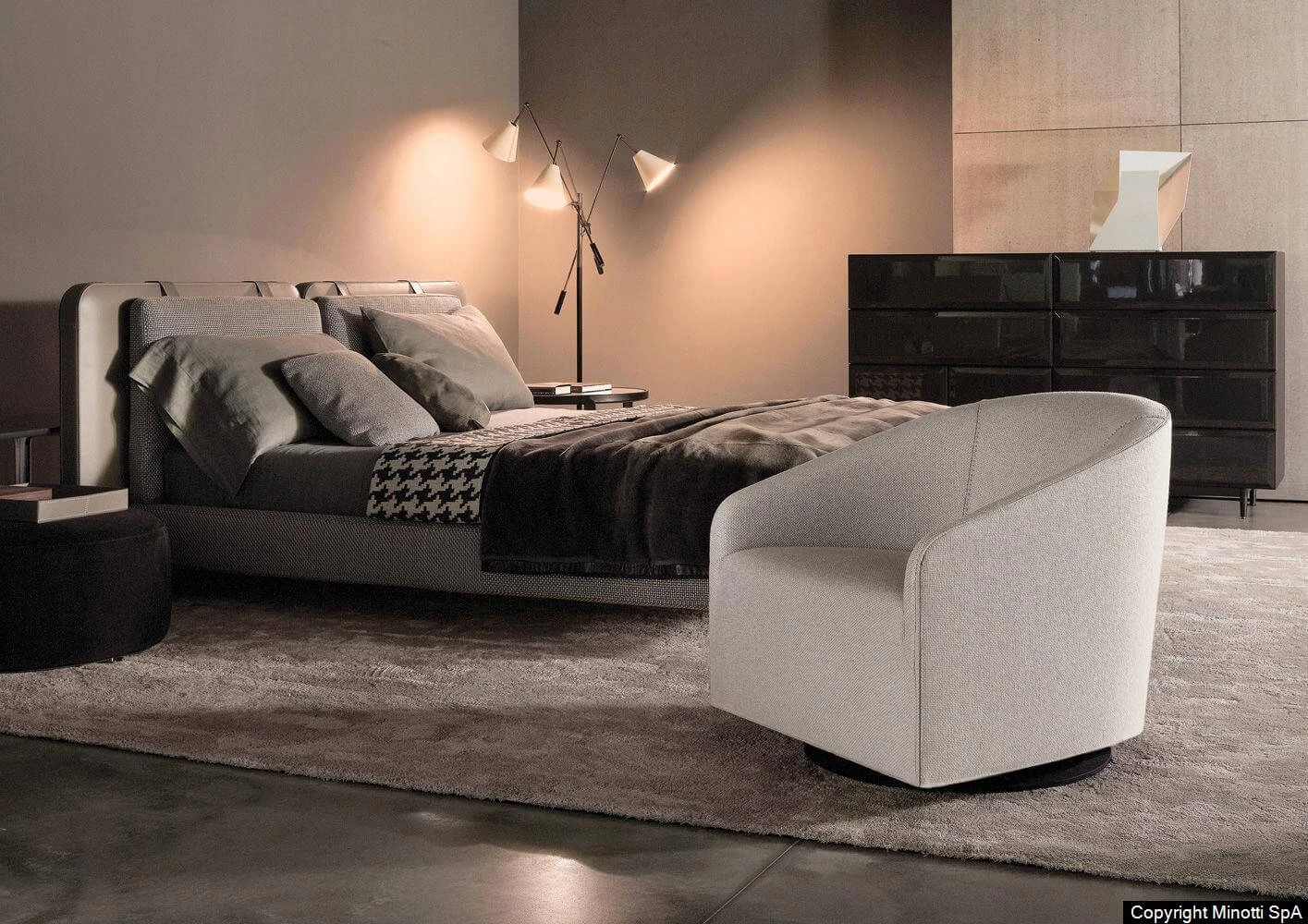 Кресло Portofino — Minotti, кожа, фото 4
