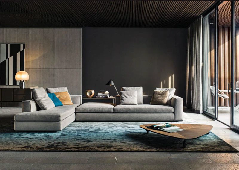 Диван Powell — Minotti, кожа, фото 2