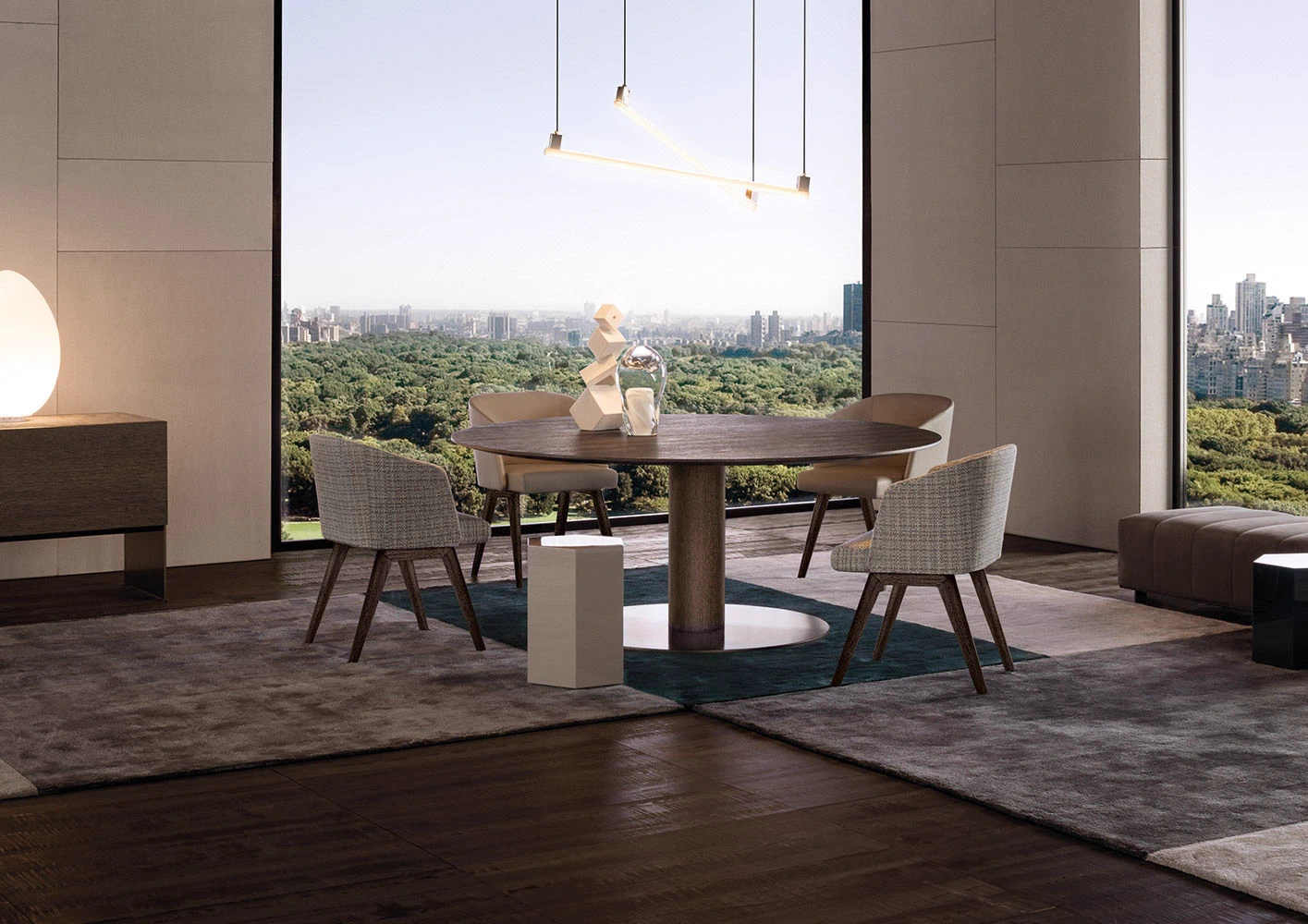 Стул Reeves "Dining" — Minotti, кожа, фото 3